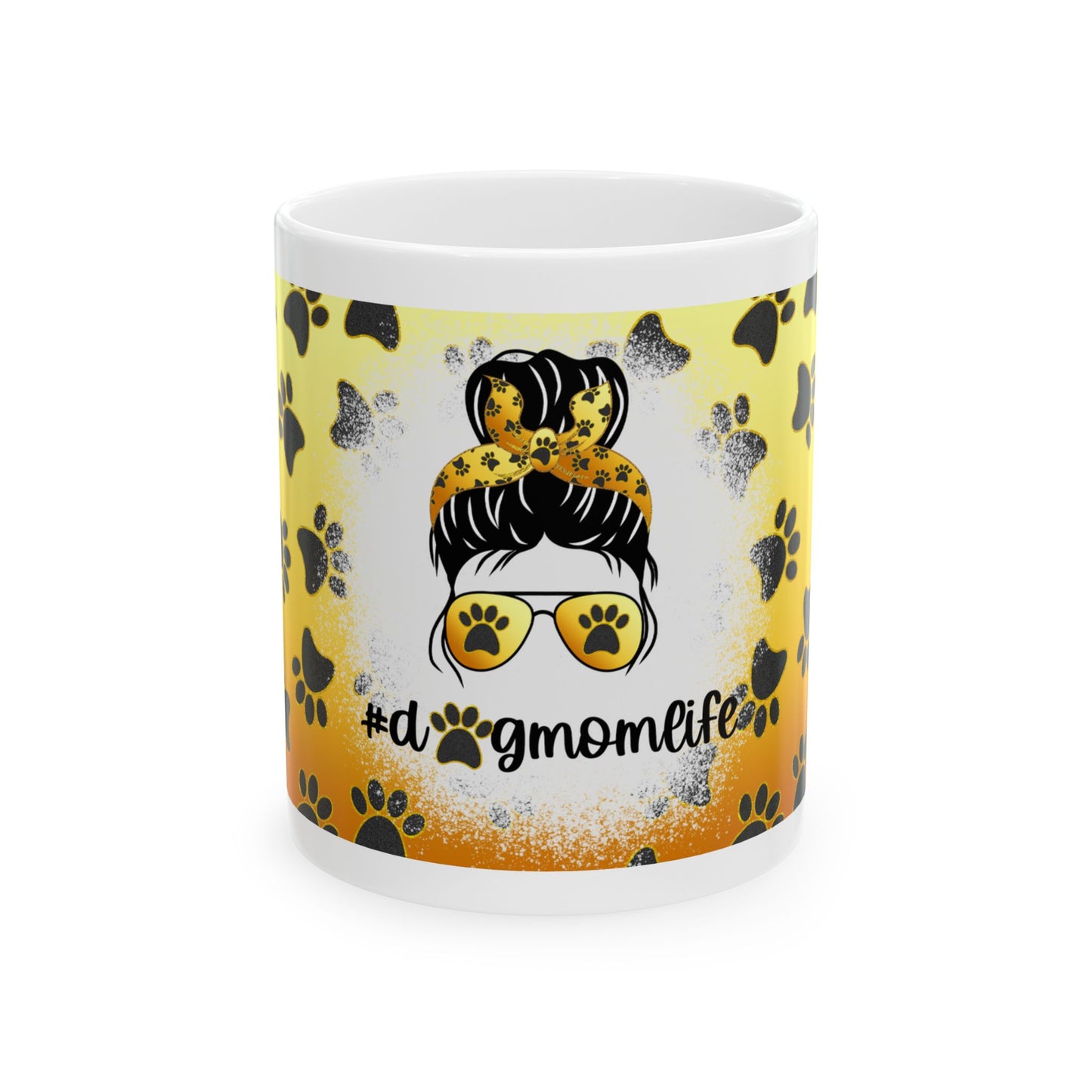 🐾 #dogmomlife – Cute & Fun Mug for Dog Moms 🐶