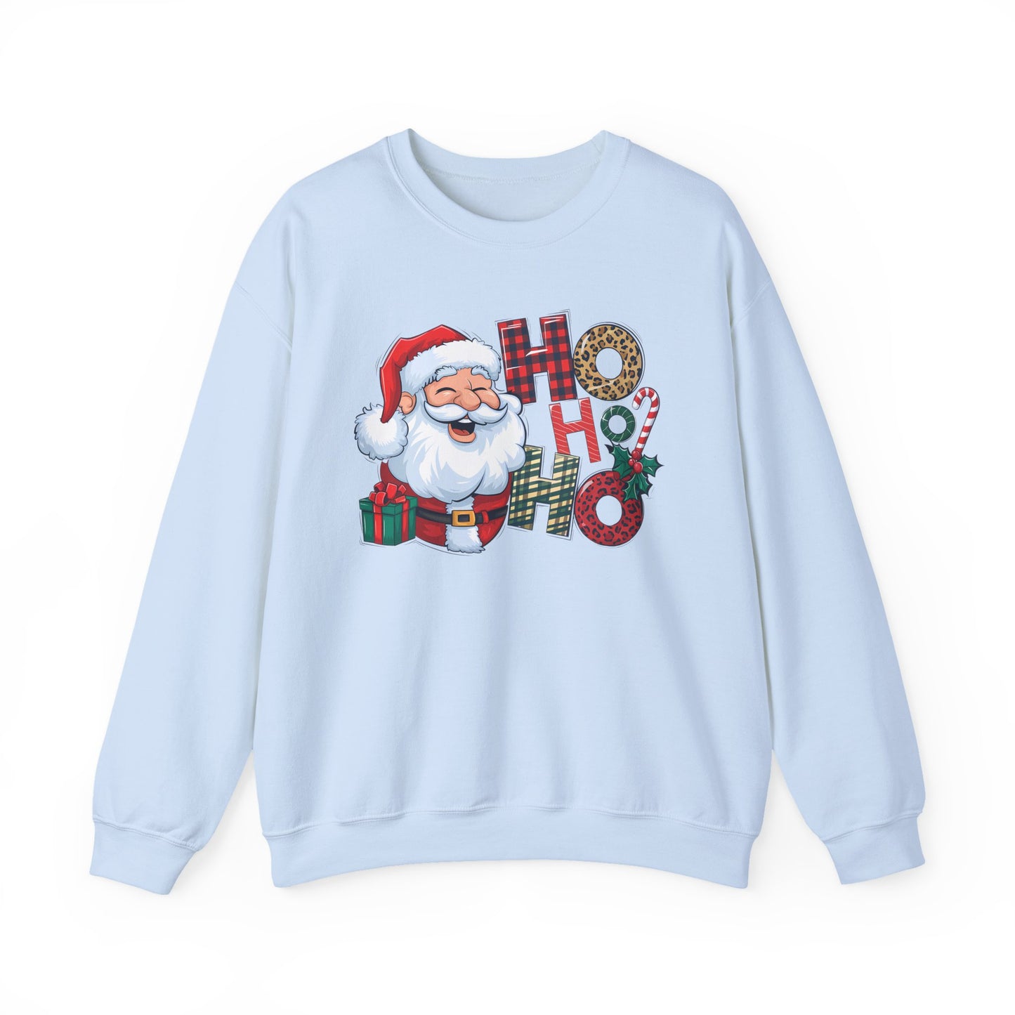 🎅✨ HO HO HO Santa Sweatshirt – Classic Holiday Cheer 🎄🎁