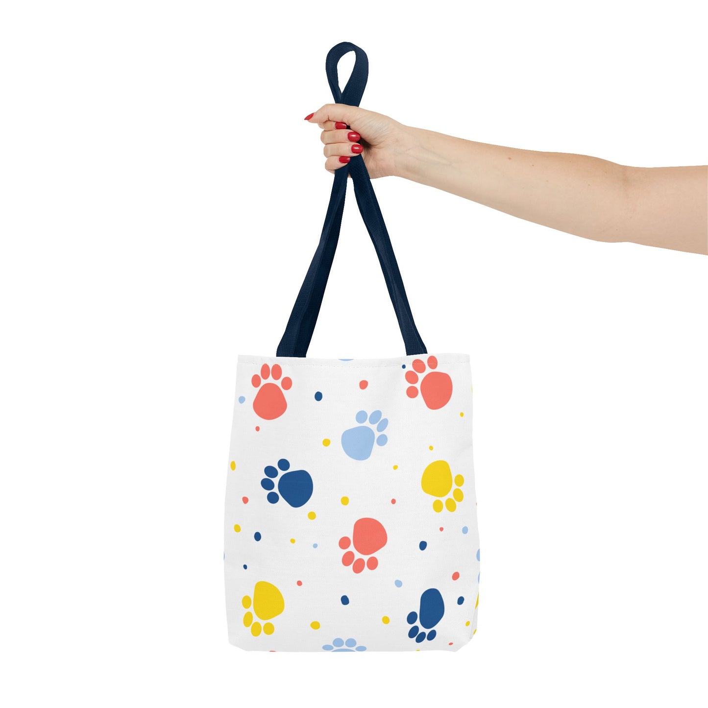 Bolsa de mano con estampado de patas | Para llevar a diario, ideal para amantes de las mascotas