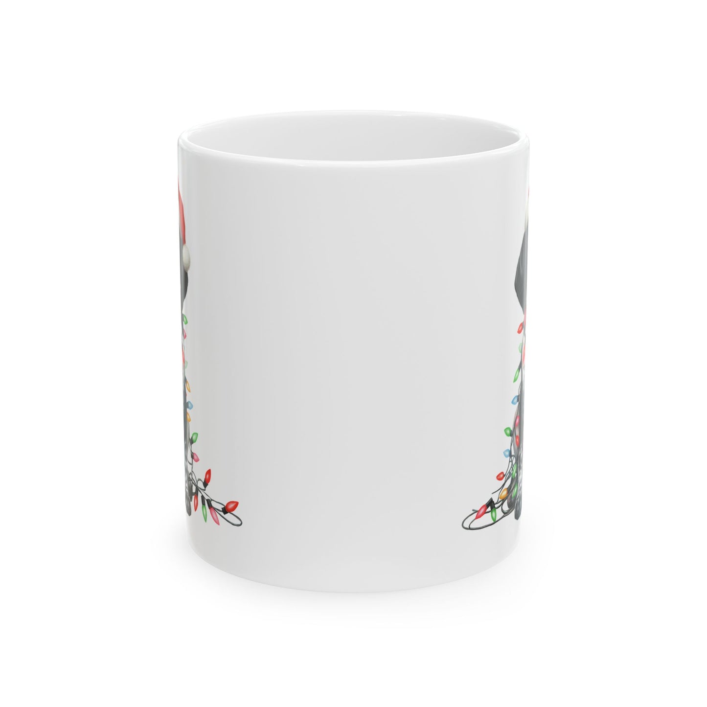 🎄 German Shorthair Pointer Christmas Mug – Holiday Cheer with a Santa Pup Twist ☕️