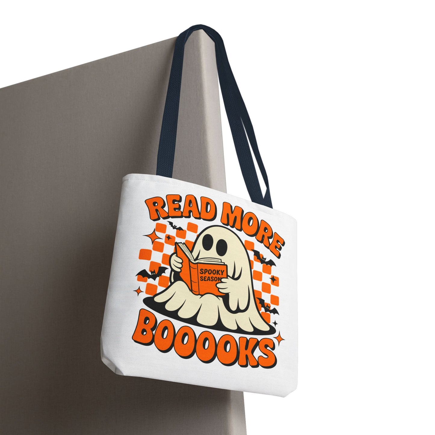📚 Read More Booooks Halloween Tote Bag – Spooky Reads in Style 👻👜