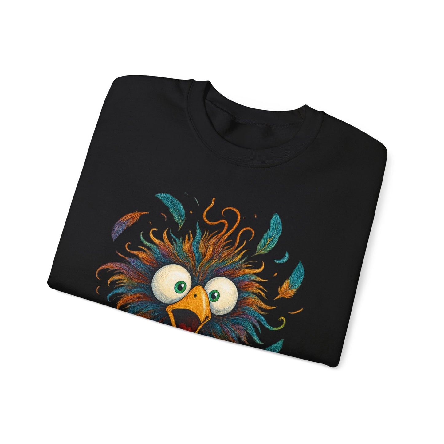 🍂🪽 F.CAW.F Funny Bird Sweatshirt – Quirky Fowl Humor for Everyday Laughs