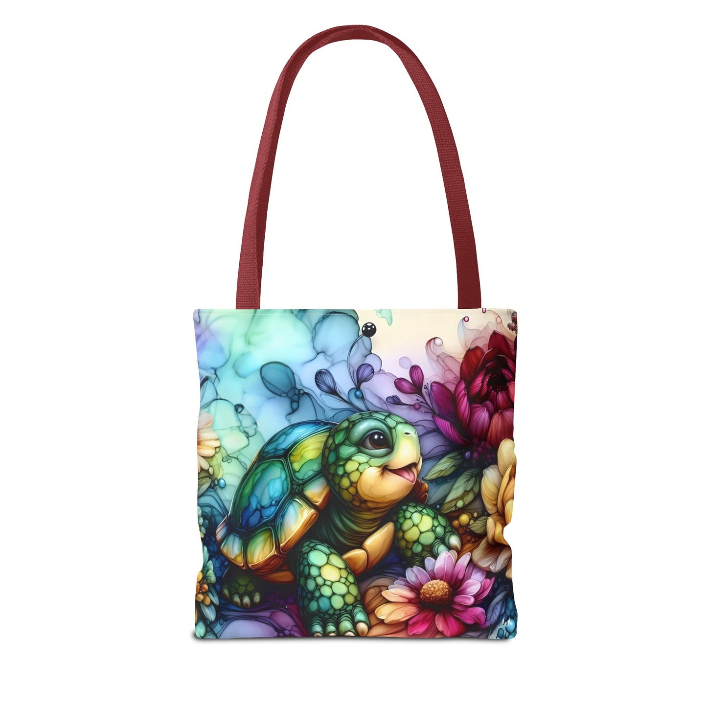 Bolsa de mano - Diseño de tortugas coloridas