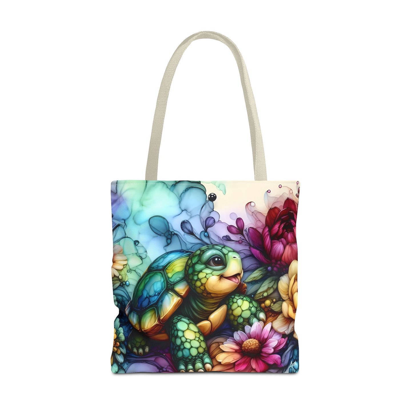 Bolsa de mano - Diseño de tortugas coloridas
