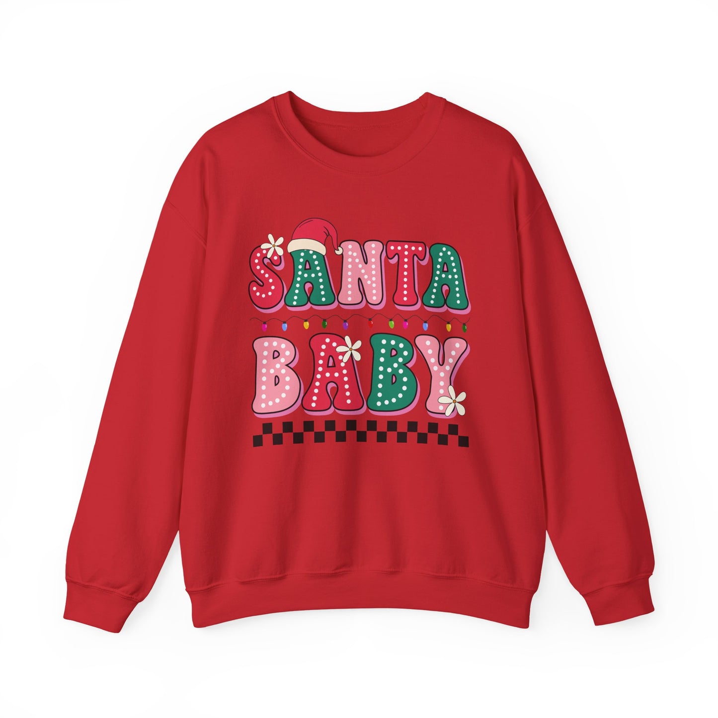 🎅✨ Santa Baby Retro Sweatshirt – Cute & Festive Holiday Style