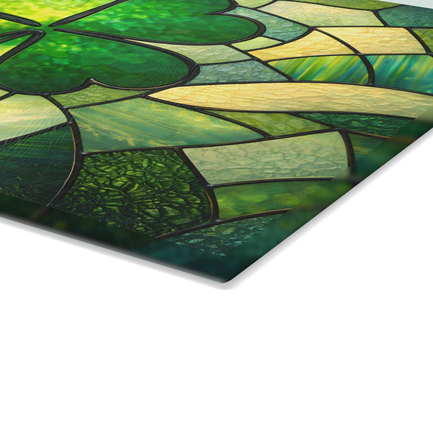 Emerald Valley Rainbow Glass Cutting Board – St. Patrick’s Day Kitchen Décor