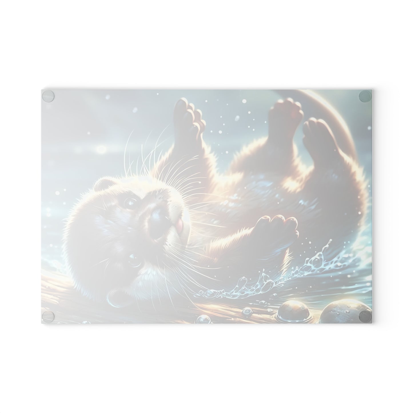 Tabla de cortar con forma de nutria juguetona: un encanto caprichoso para los amantes de la naturaleza