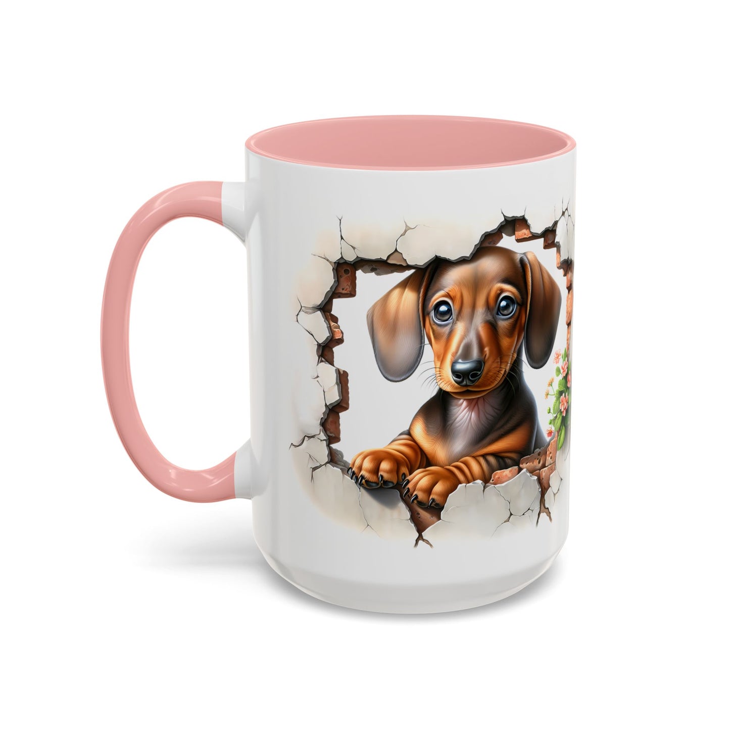 🐾🌭 Dachshund Puppy Accent Mug – Adorable Doxie Coffee Cup ☕❤️