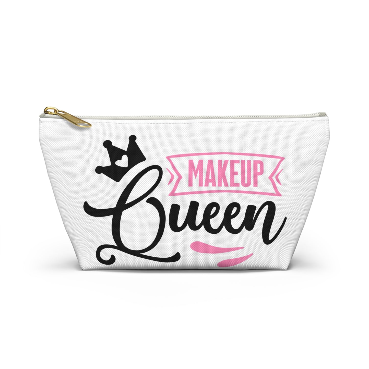 Accessory Pouch – "Makeup Queen" Pink Makeup Bag