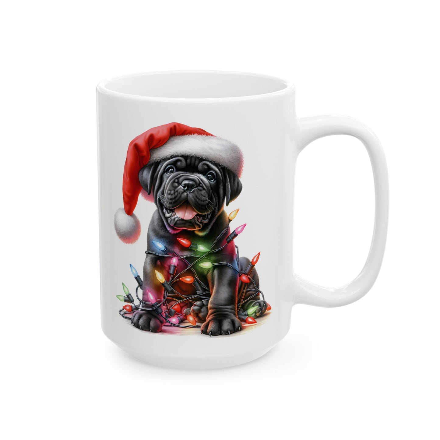 🎄 Cane Corso Christmas Mug – Big Pup, Big Holiday Spirit 🎅
