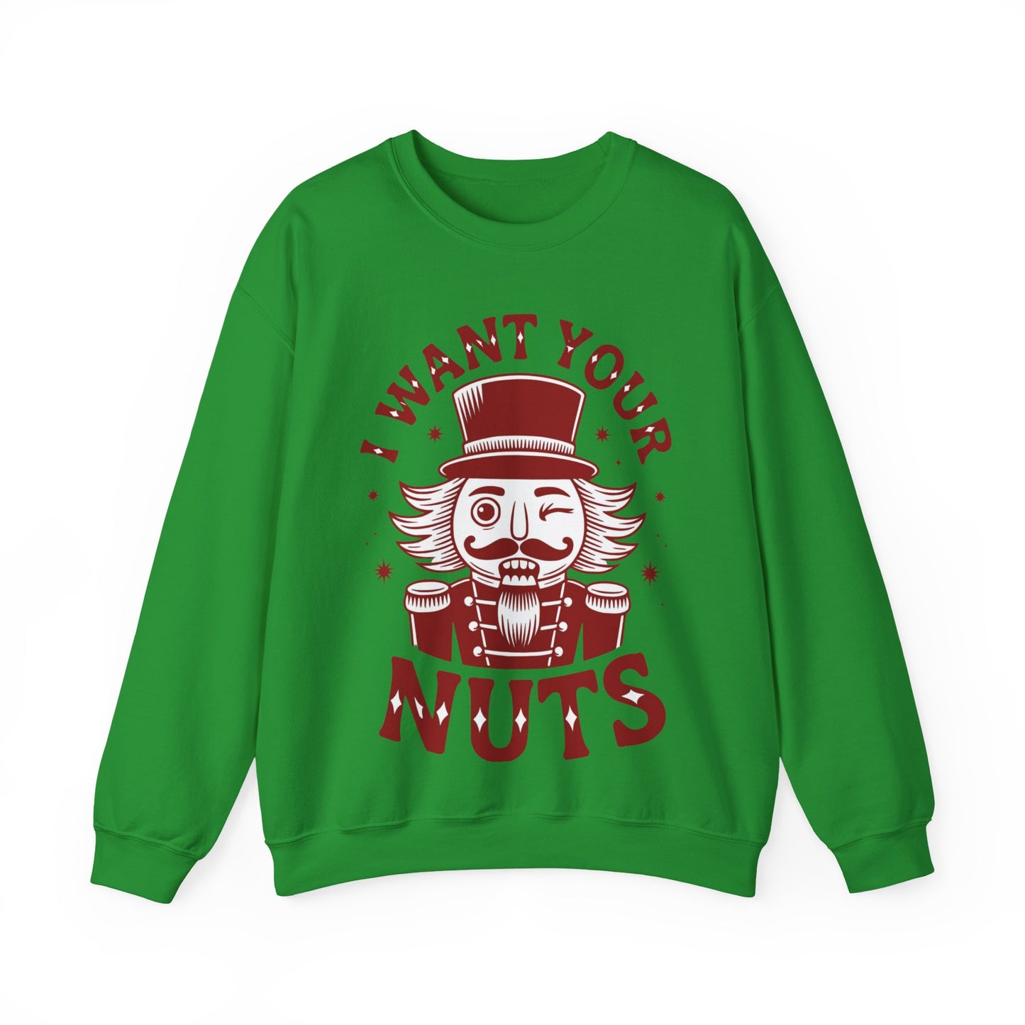 🎄😂 I Want Your Nuts Sweatshirt – Funny Nutcracker Christmas Pullover for Women