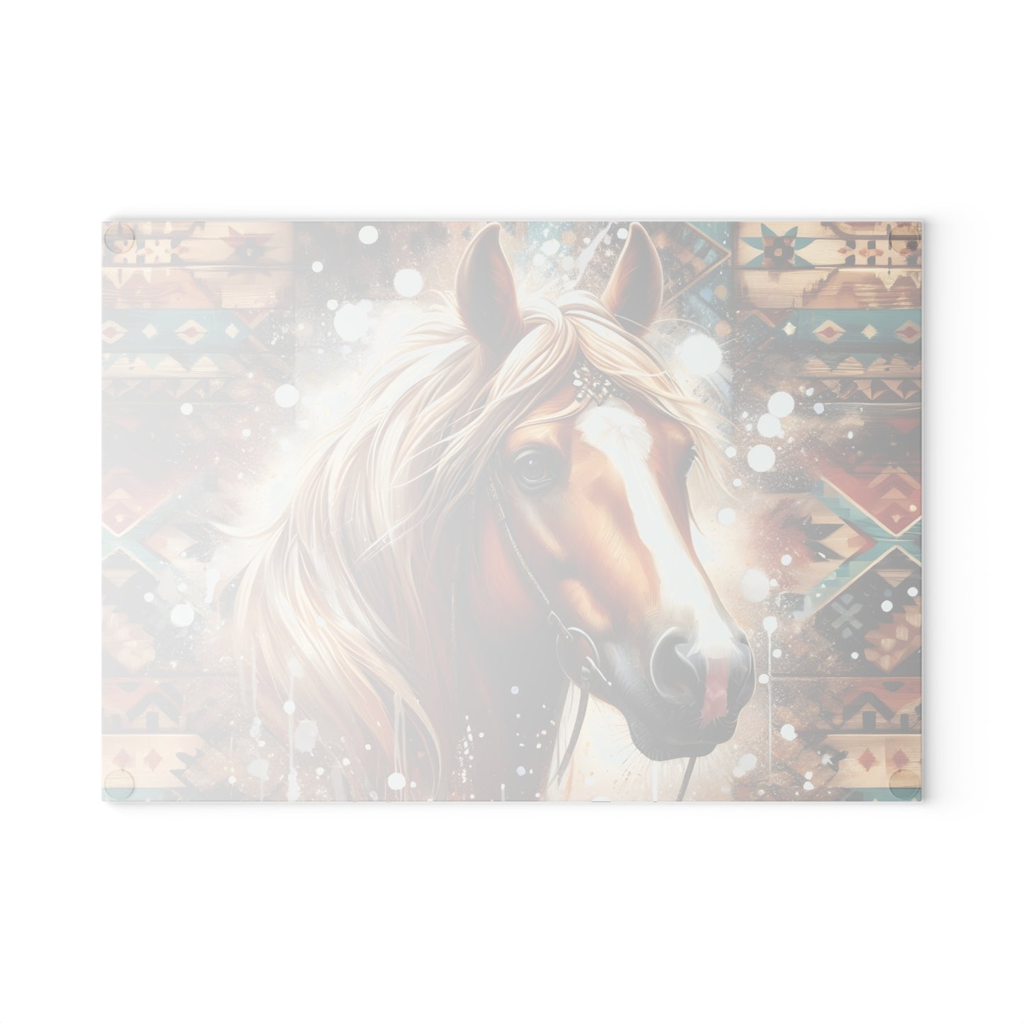 🐎🌵 Western Horse Cutting Board – Rustic Boho Aztec Kitchen Décor 🤎✨