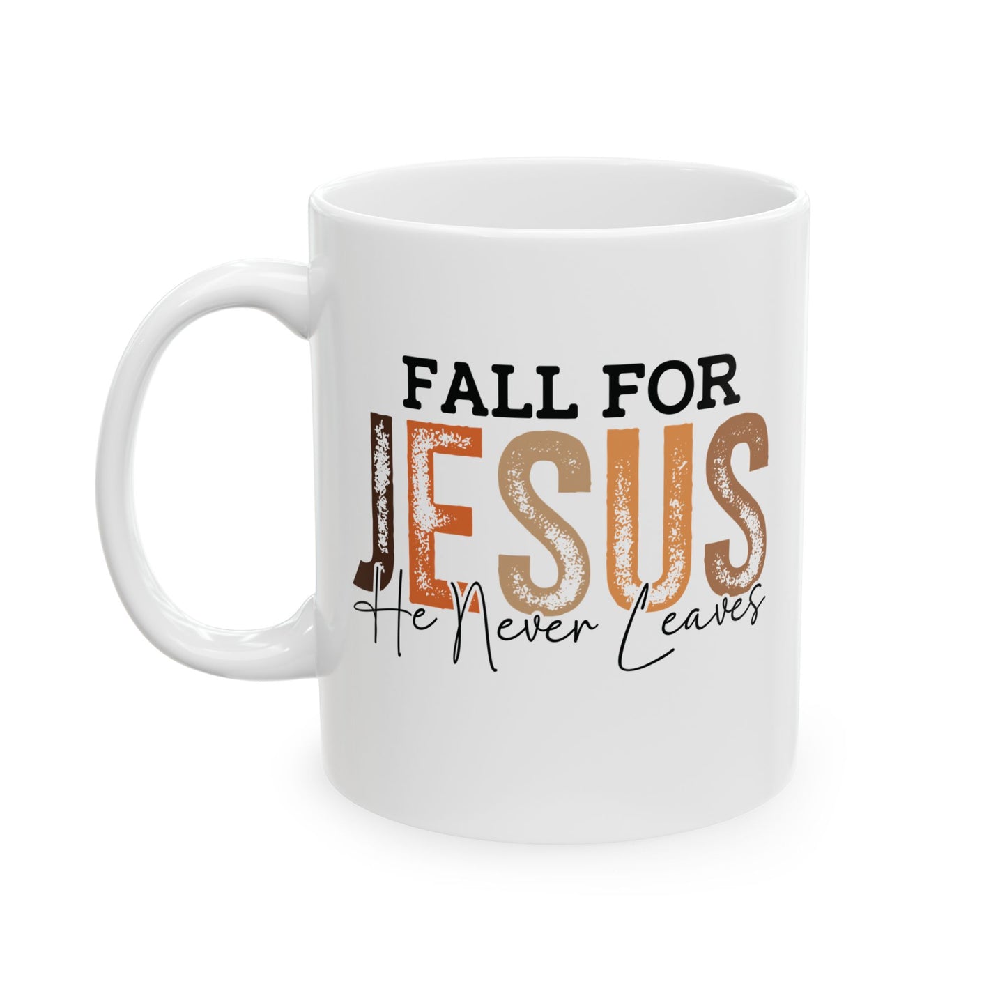 🍂✝️ Fall for Jesus Mug – Faith & Autumn Coffee Cup ☕🍁