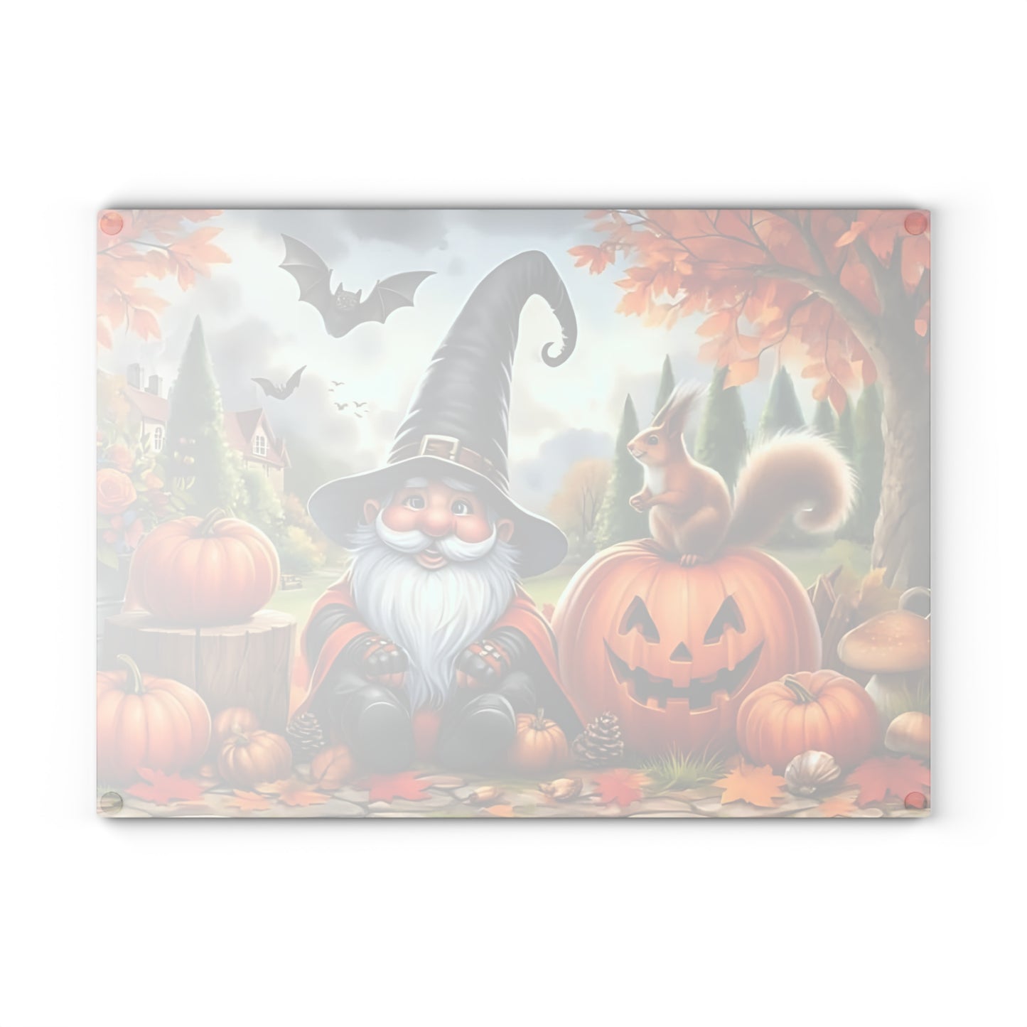 🎃🧙 Halloween Gnome Cutting Board – Spooky Fun & Autumn Charm 🍂🦇