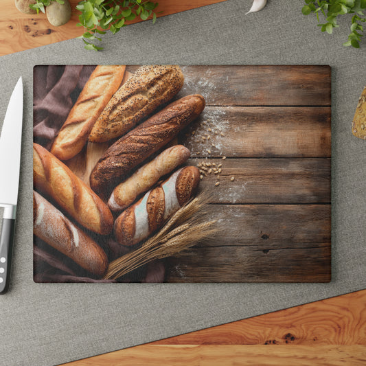 🥖✨ Rustic Baguette Bread Cutting Board – Artisan Charm for Your Kitchen 🍞