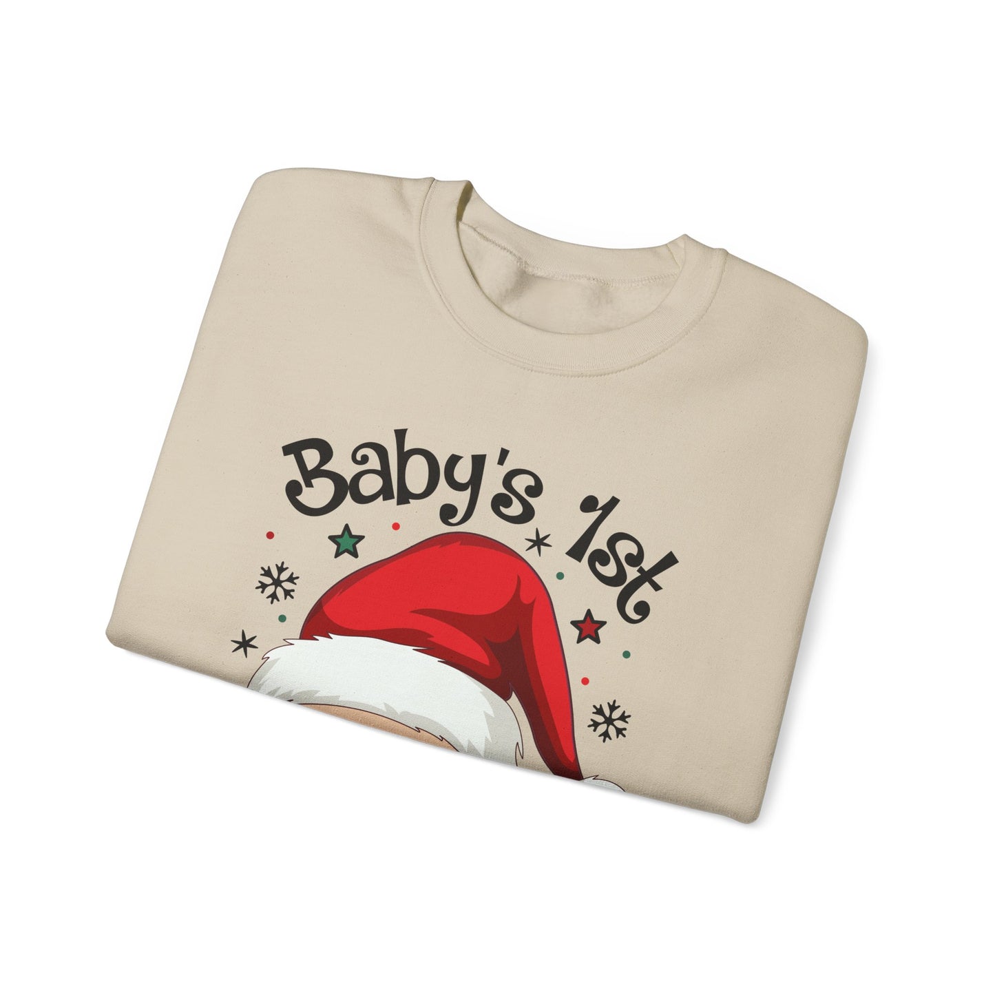 🎅🌲 Santa Baby Christmas Sweatshirt – Adorable Holiday Crewneck