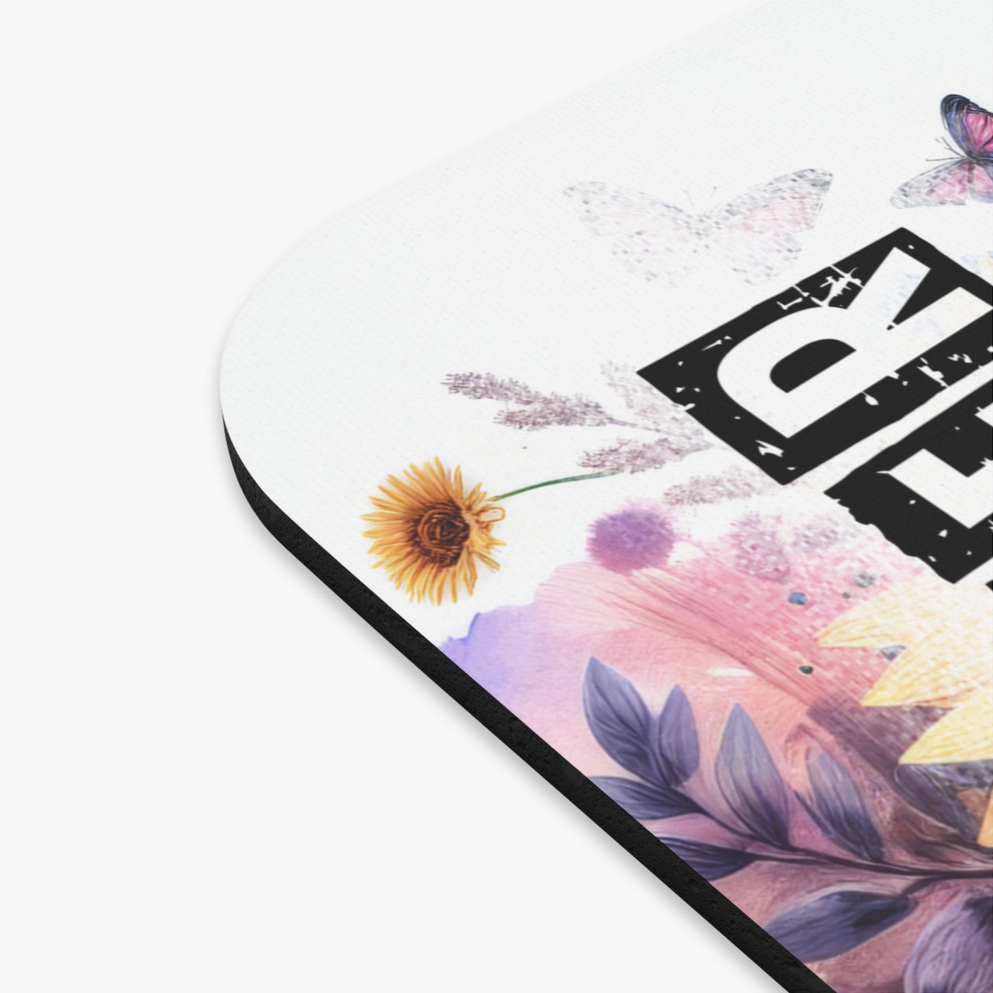 🖱️🐶🌻 Schnauzer Mouse Pad – Floral Sunshine Desk Art