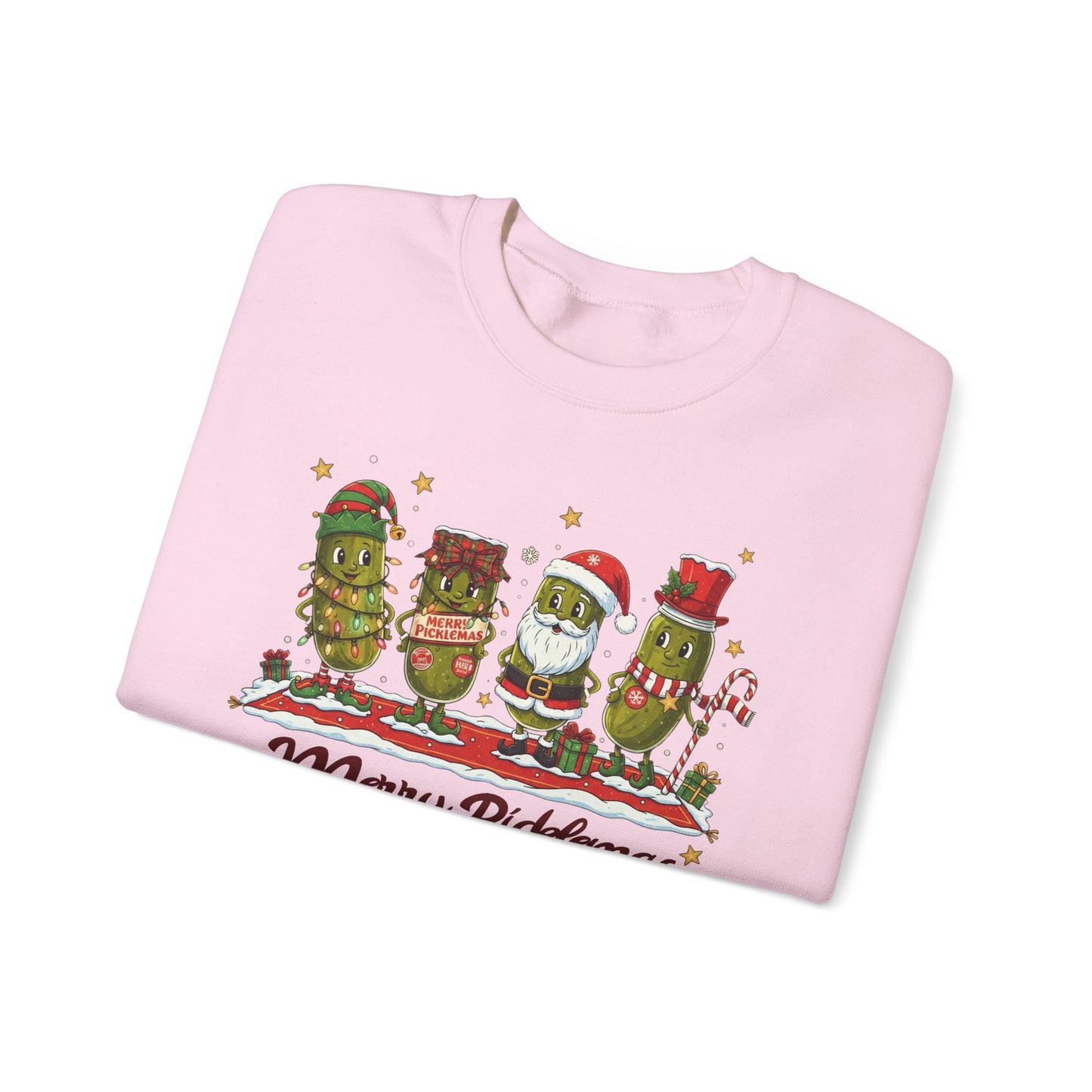 🎄🥒 Merry Picklemas Sweatshirt – Funny Holiday Dill-Lovers Gift