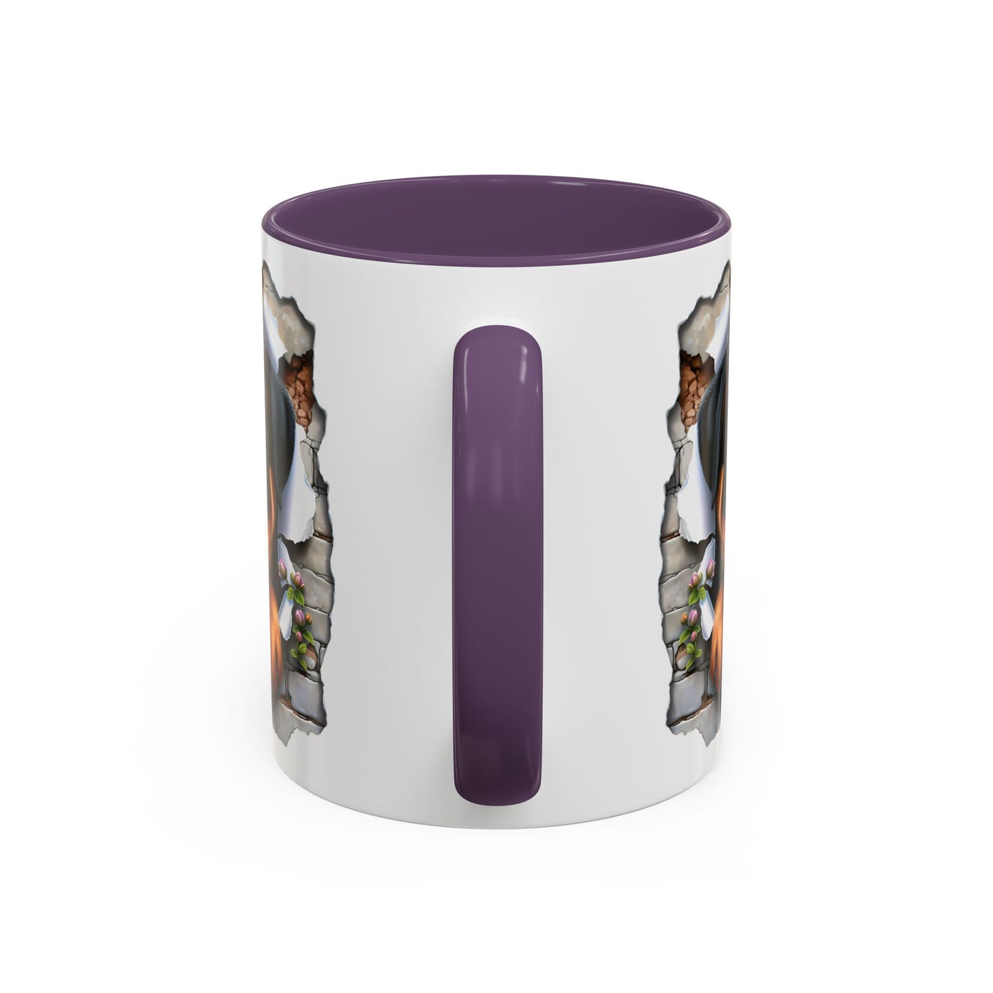 🐾☕ Rottweiler Puppy Accent Mug – Sweet Breakthrough Pup Design ✨