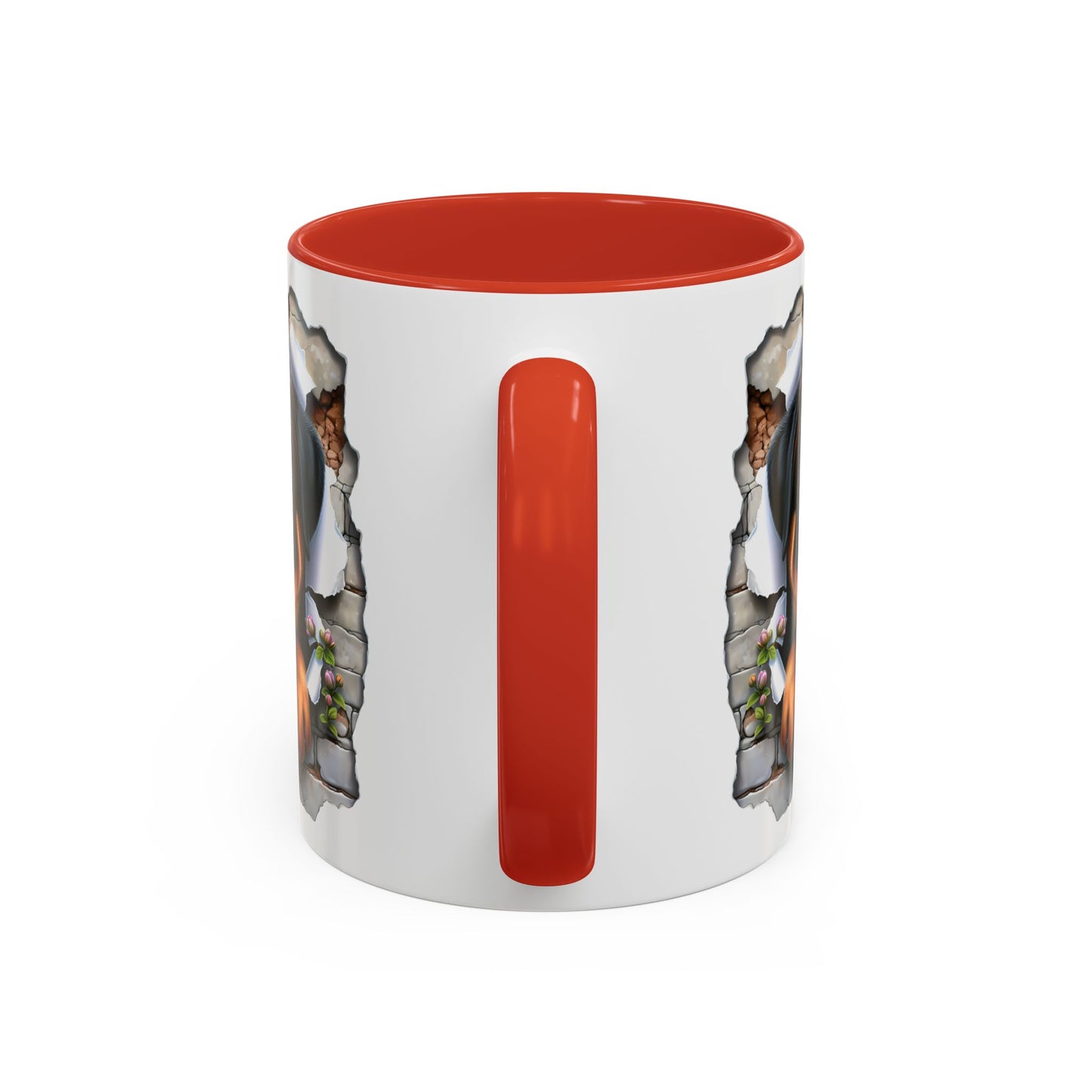 🐾☕ Rottweiler Puppy Accent Mug – Sweet Breakthrough Pup Design ✨