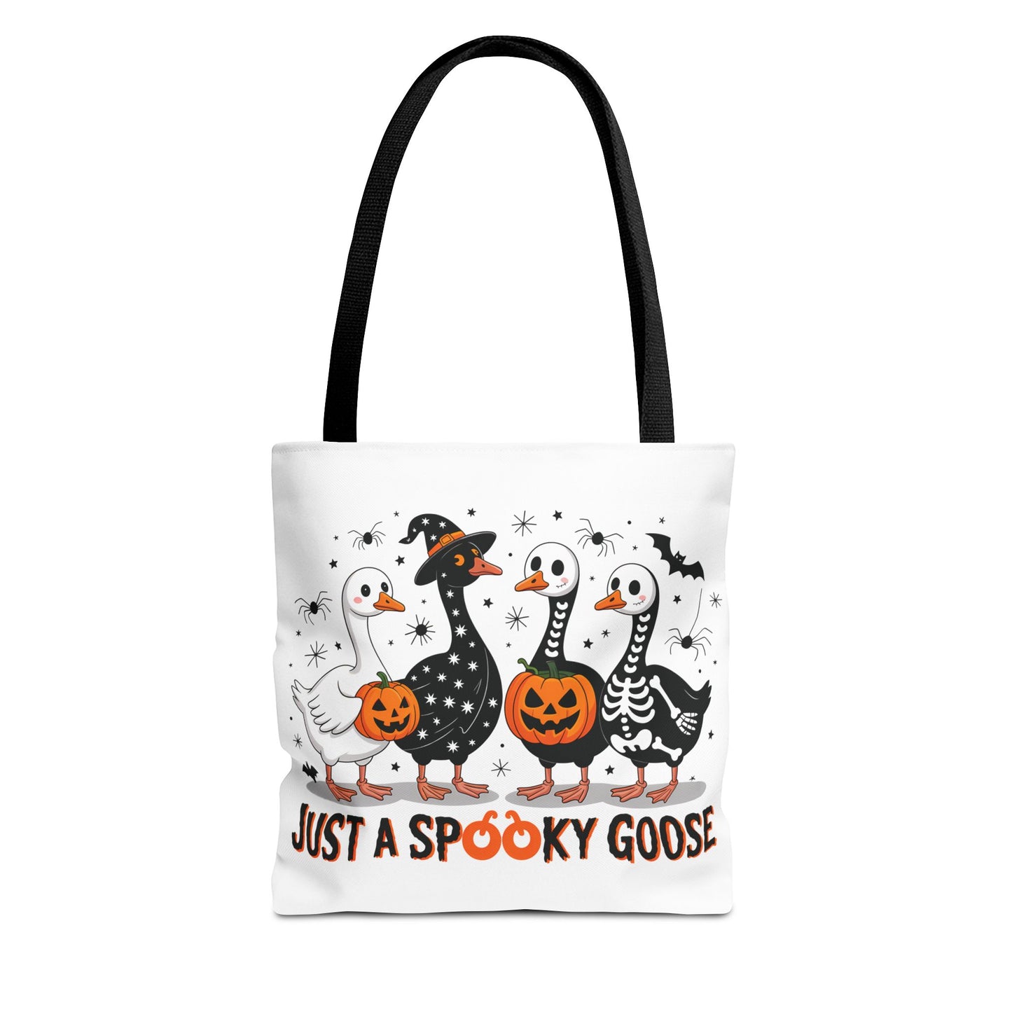🦢 Just a Spooky Goose Tote Bag – Honkin’ Into Halloween 🎃👻
