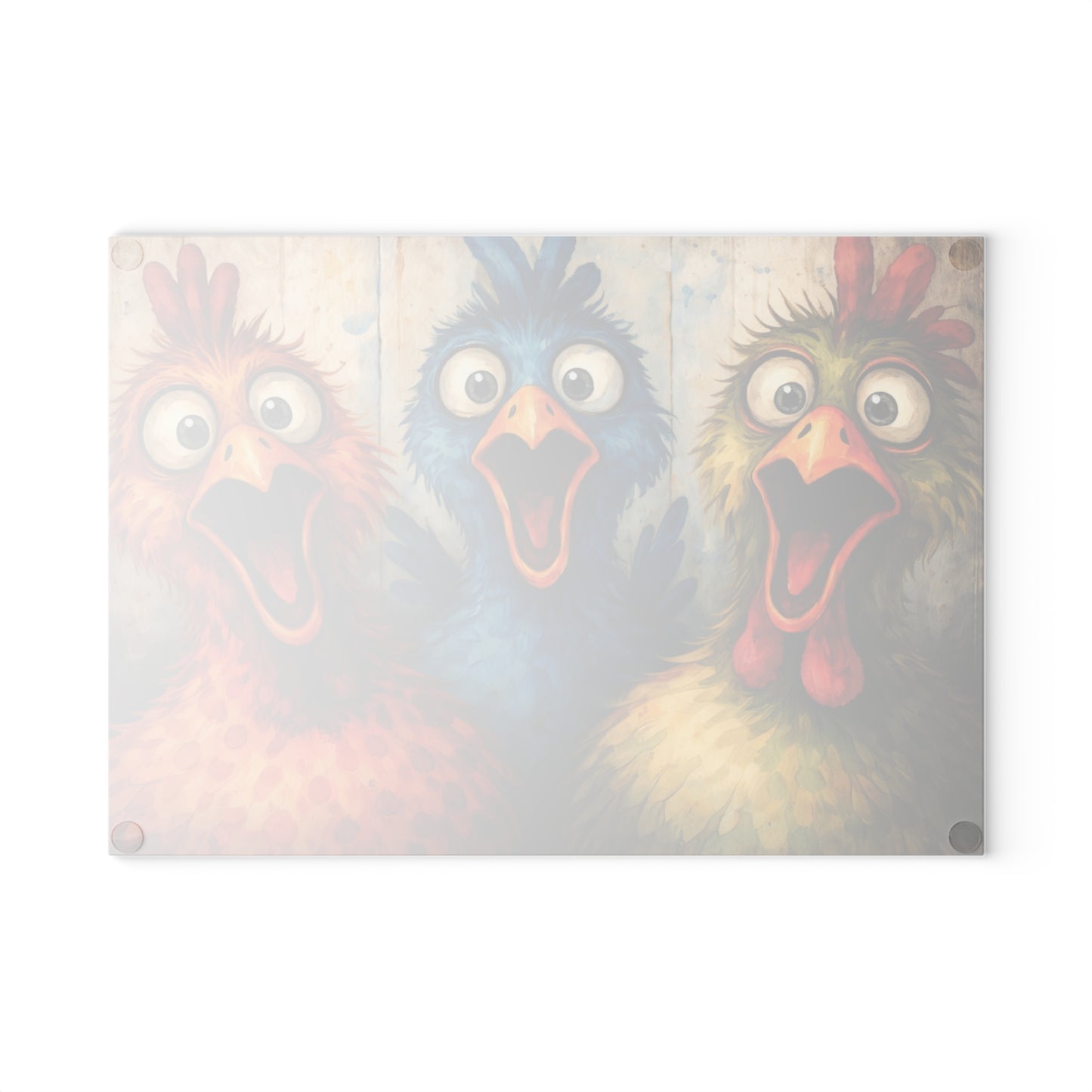 Colorful Chicken Farmhouse Art