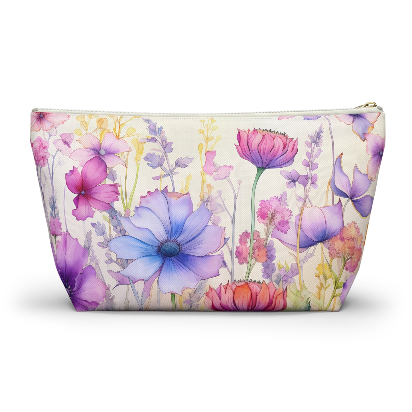 Accessory Pouch – Floral Garden Makeup Bag