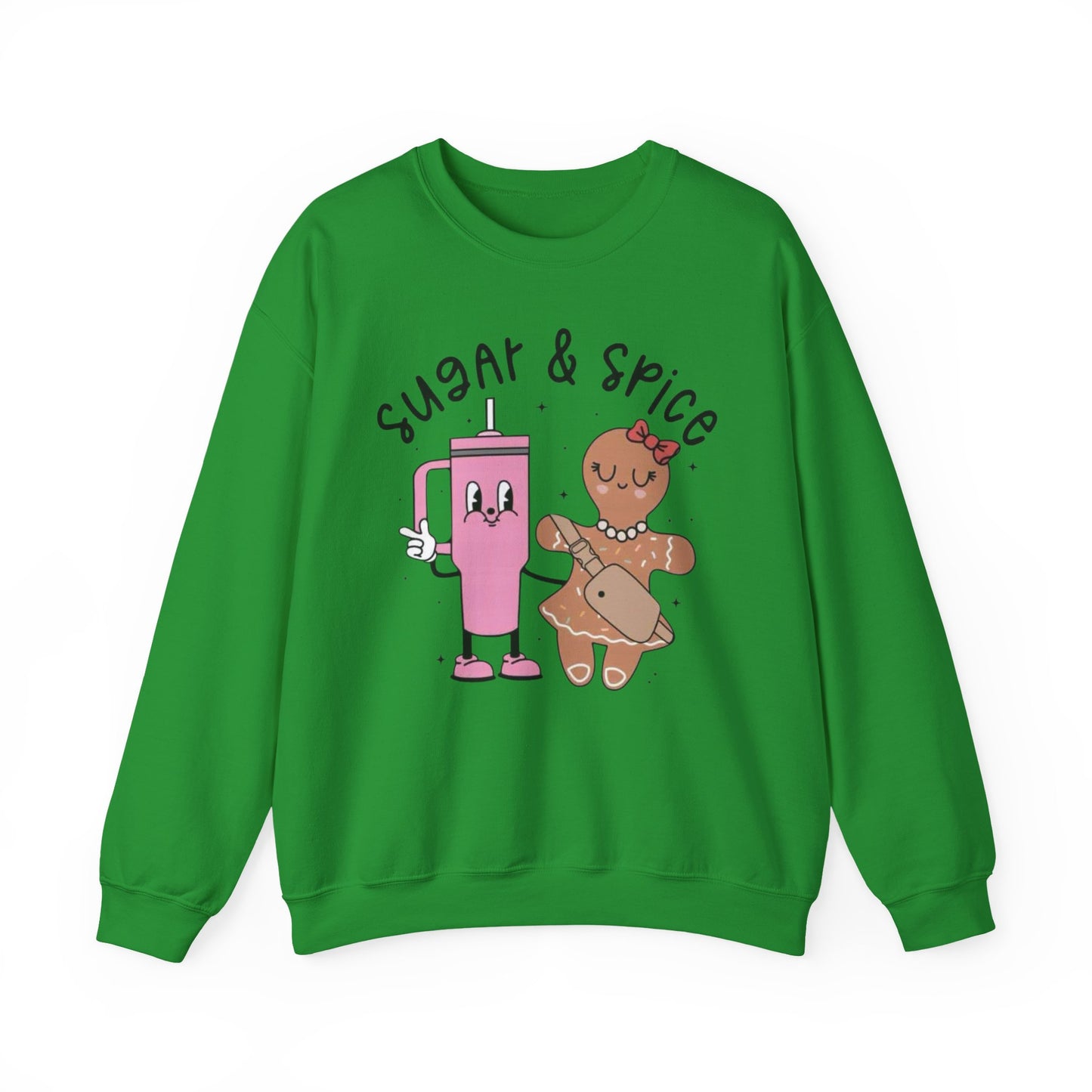 🍬✨ Sugar & Spice Sweatshirt – Sweet Gingerbread & Cozy Vibes 🎄☕