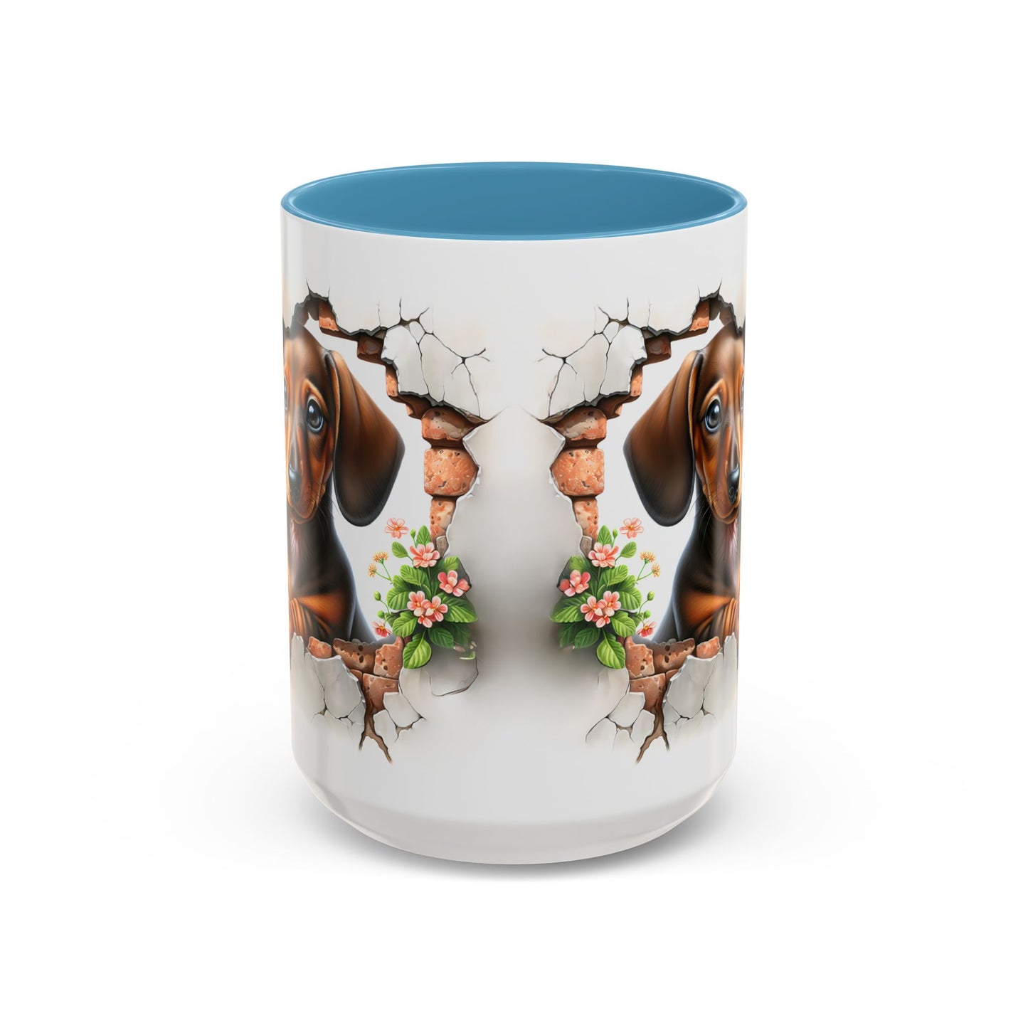 🐾🌭 Dachshund Puppy Accent Mug – Adorable Doxie Coffee Cup ☕❤️