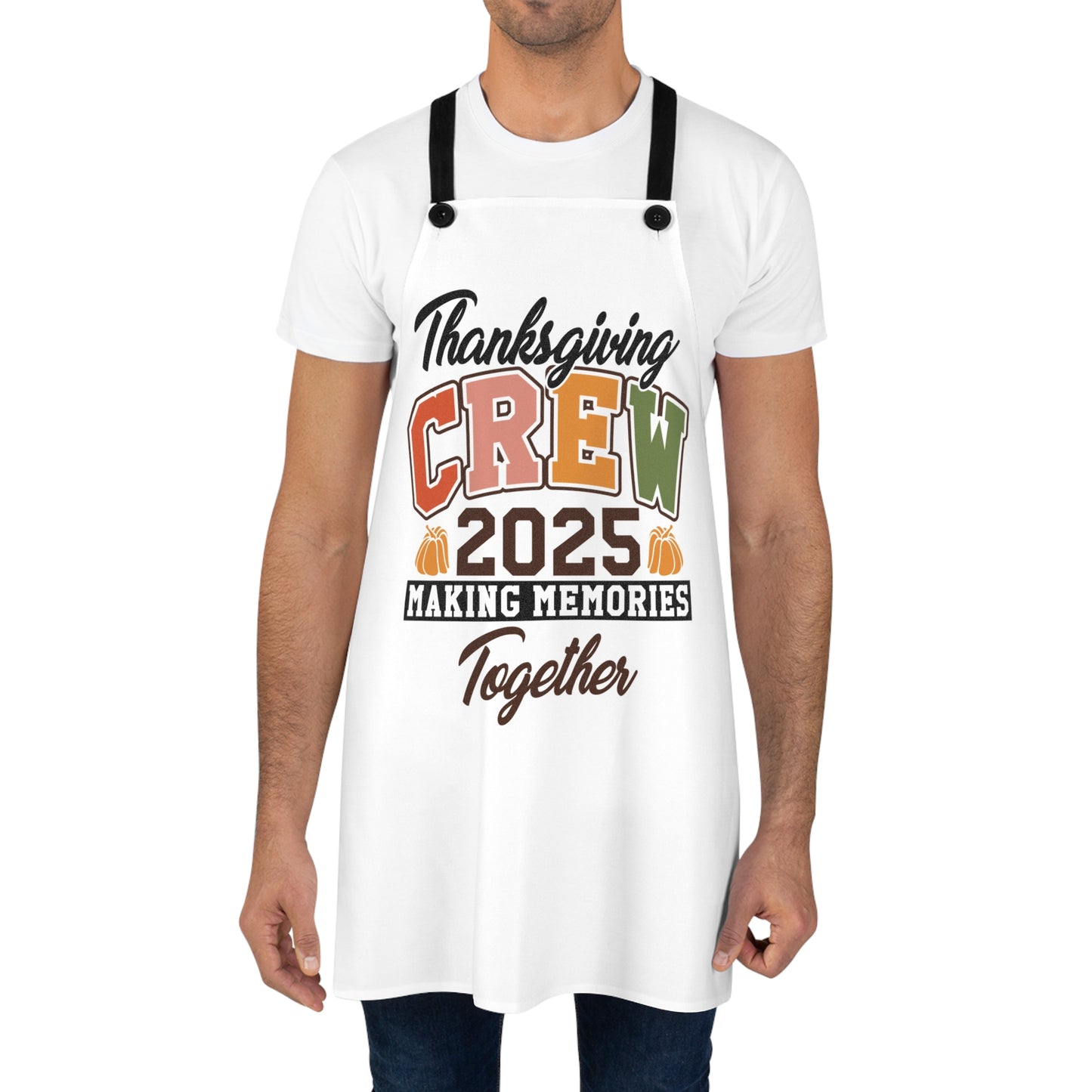 🦃🥧 “Thanksgiving Crew 2025” Apron – Making Holiday Memories Together