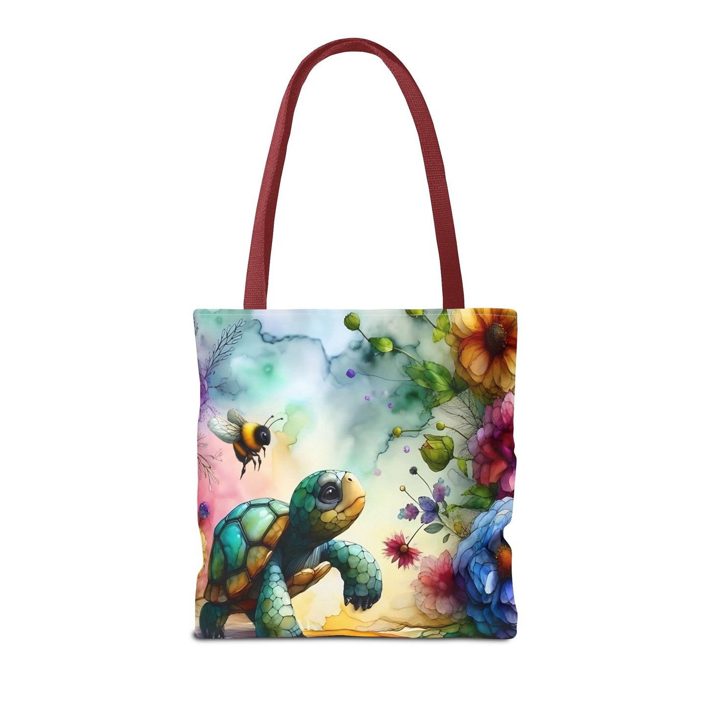 Bolsa de mano - Diseño de tortugas coloridas