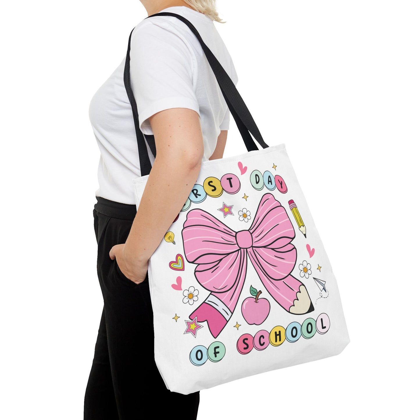 🎀 Coquette First Day of School Tote – Sweet Style for a Smart Start 📚