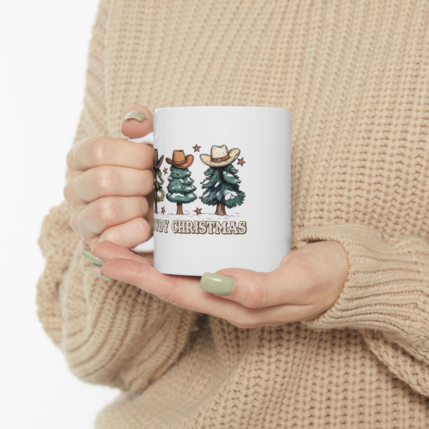 🎄🤠 Howdy Christmas Cowboy Mug – Western Holiday Cheer in Every Sip! ☕⭐