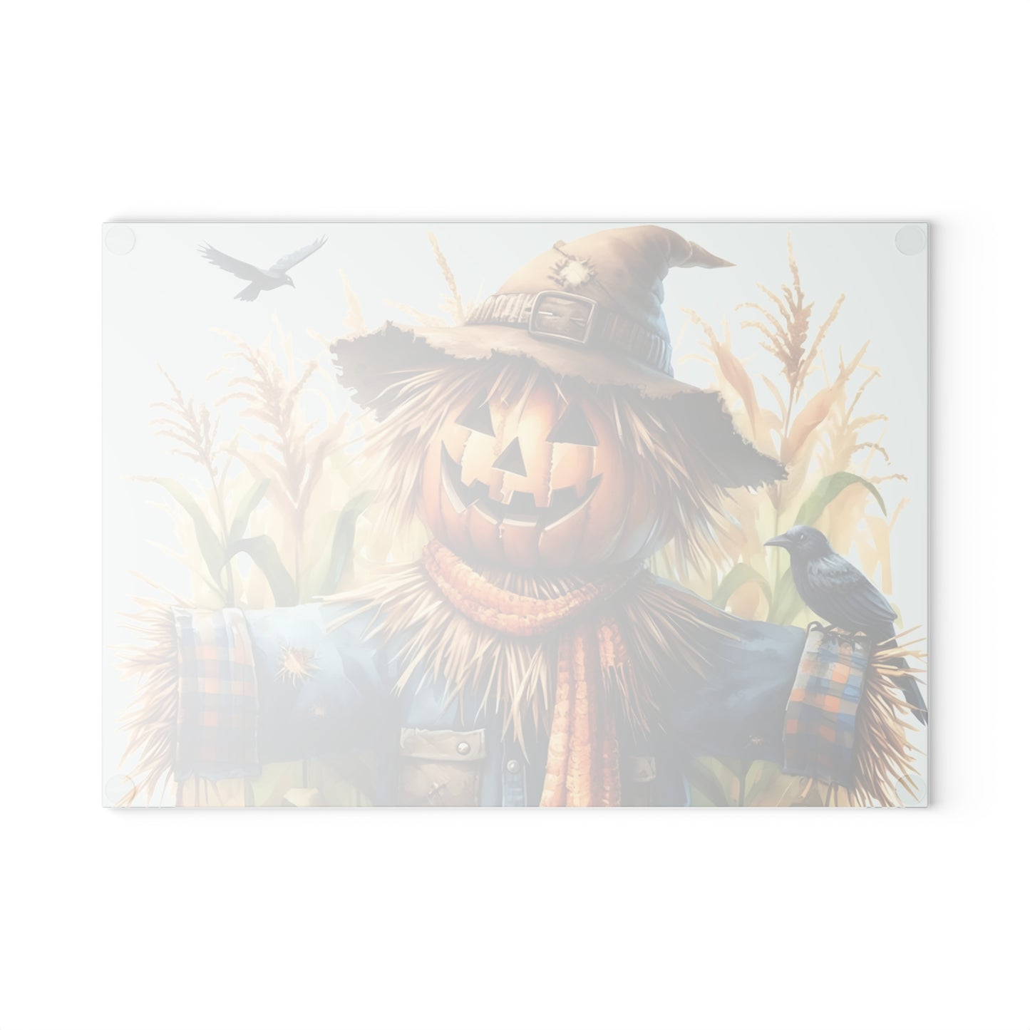 🎃 Pumpkin Scarecrow Cutting Board – Rustic Harvest Charm for Your Kitchen 🌾