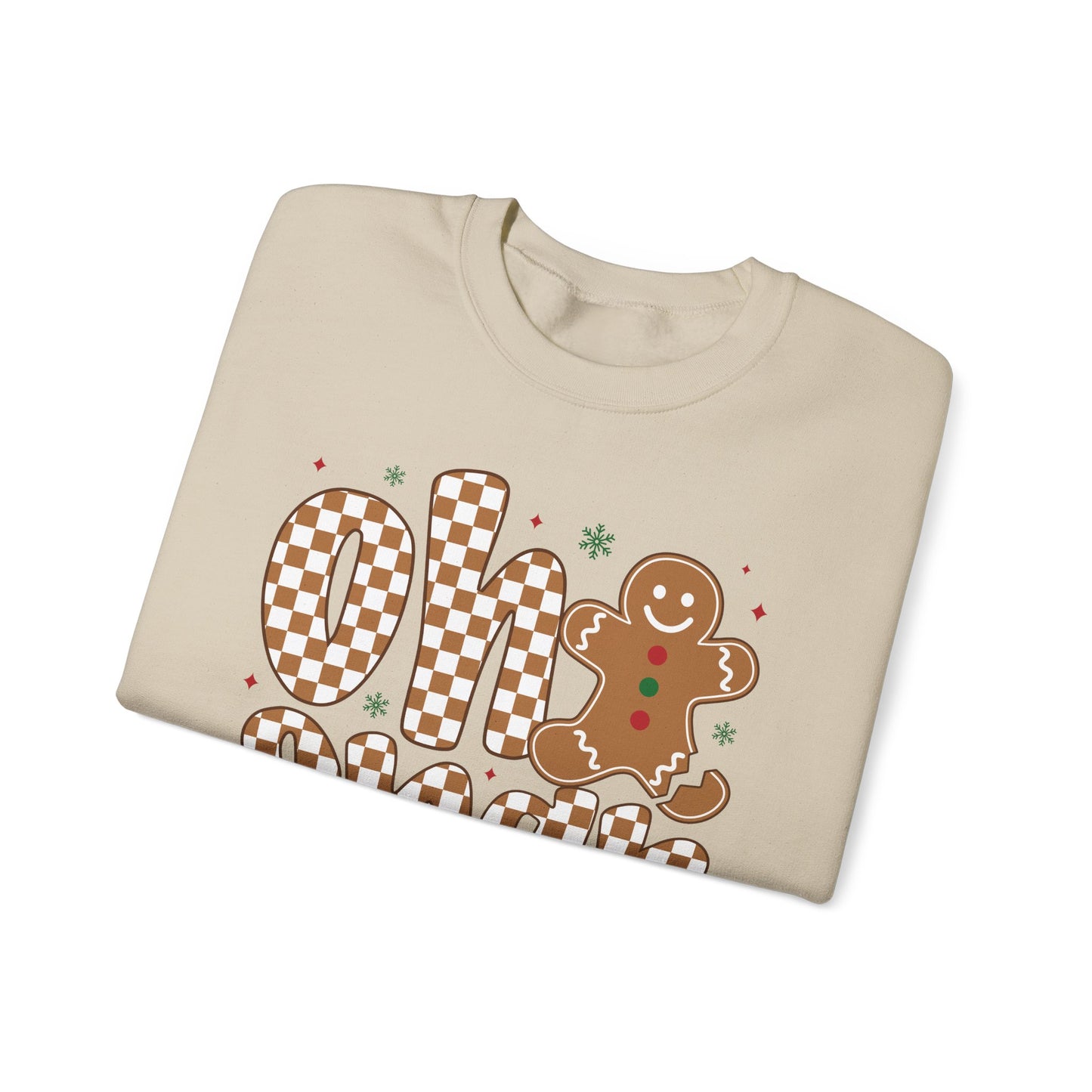 🍪✨ Oh Snap Gingerbread Crewneck – Cozy Pun for Cookie Lovers 🎄😄