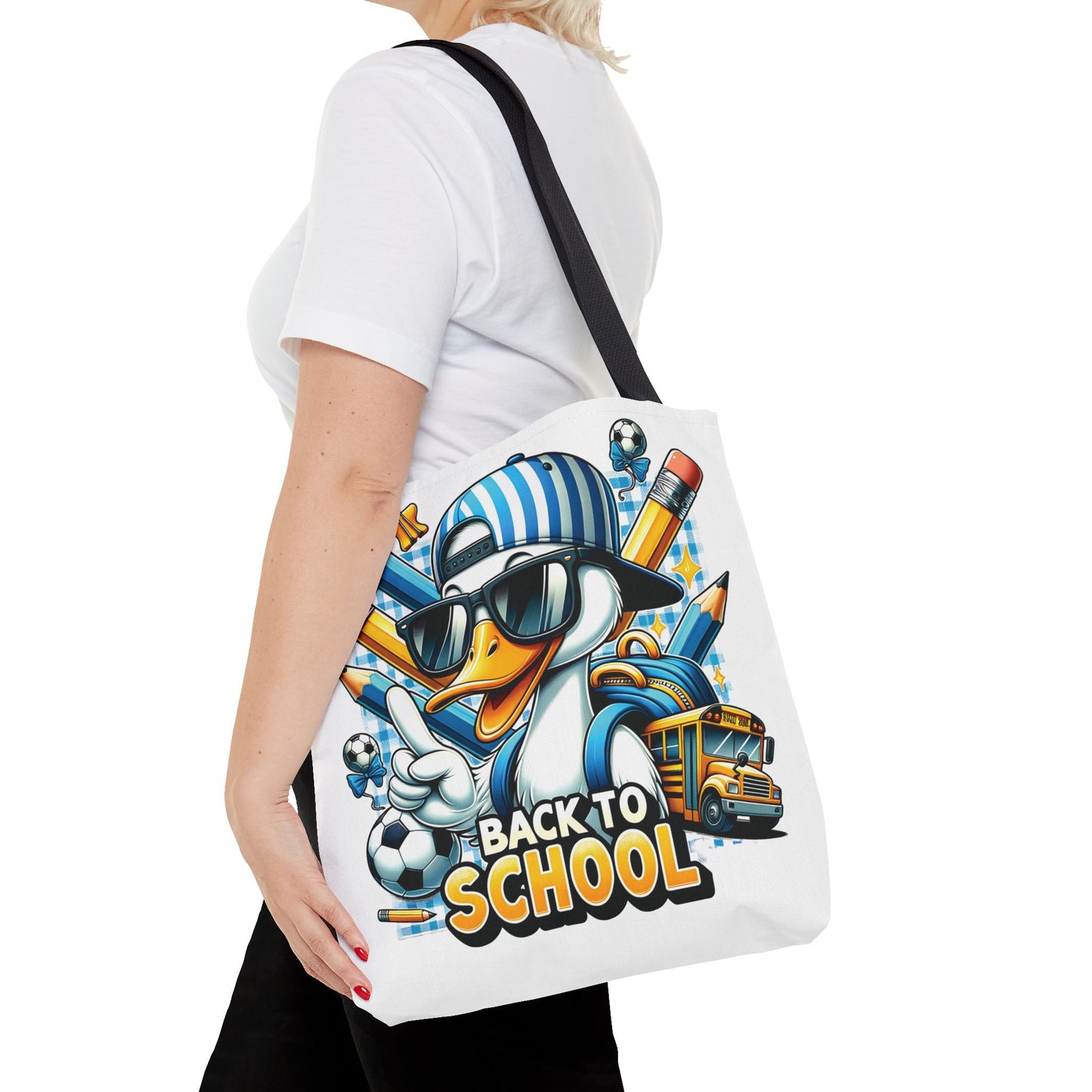 🦆 Cool Duck Back to School Tote – Waddle into the School Year in Style 🏫