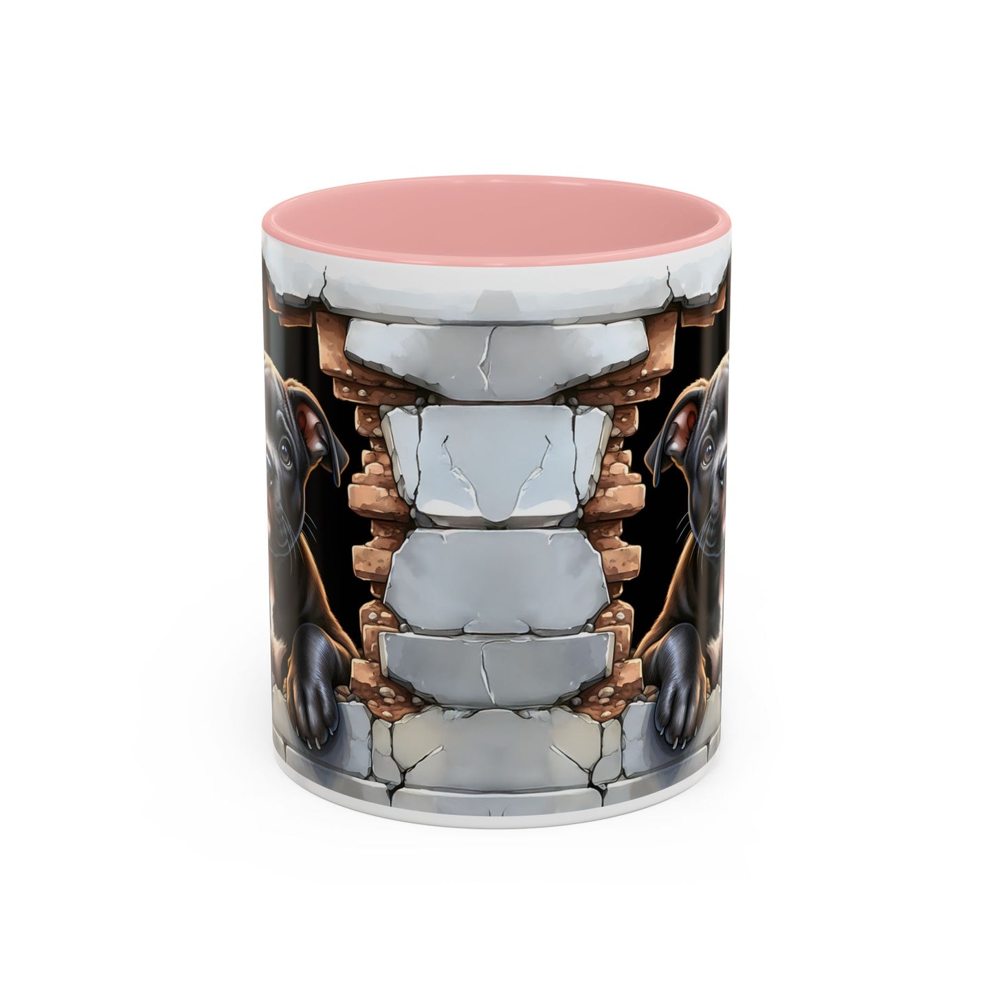 🐶☕ Pit Bull Puppy Accent Mug – Cute Breakthrough Pup Design ✨