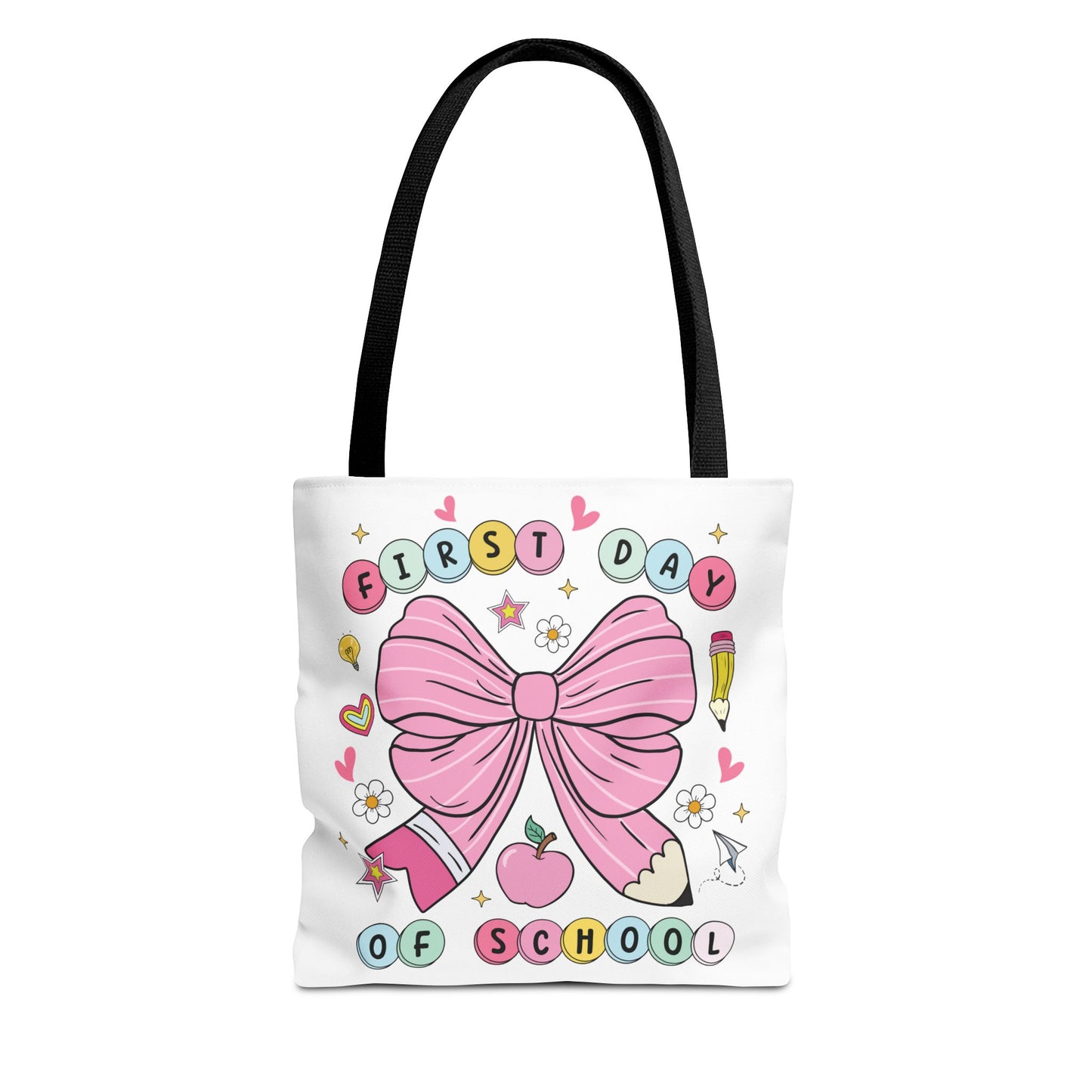 🎀 Coquette First Day of School Tote – Sweet Style for a Smart Start 📚