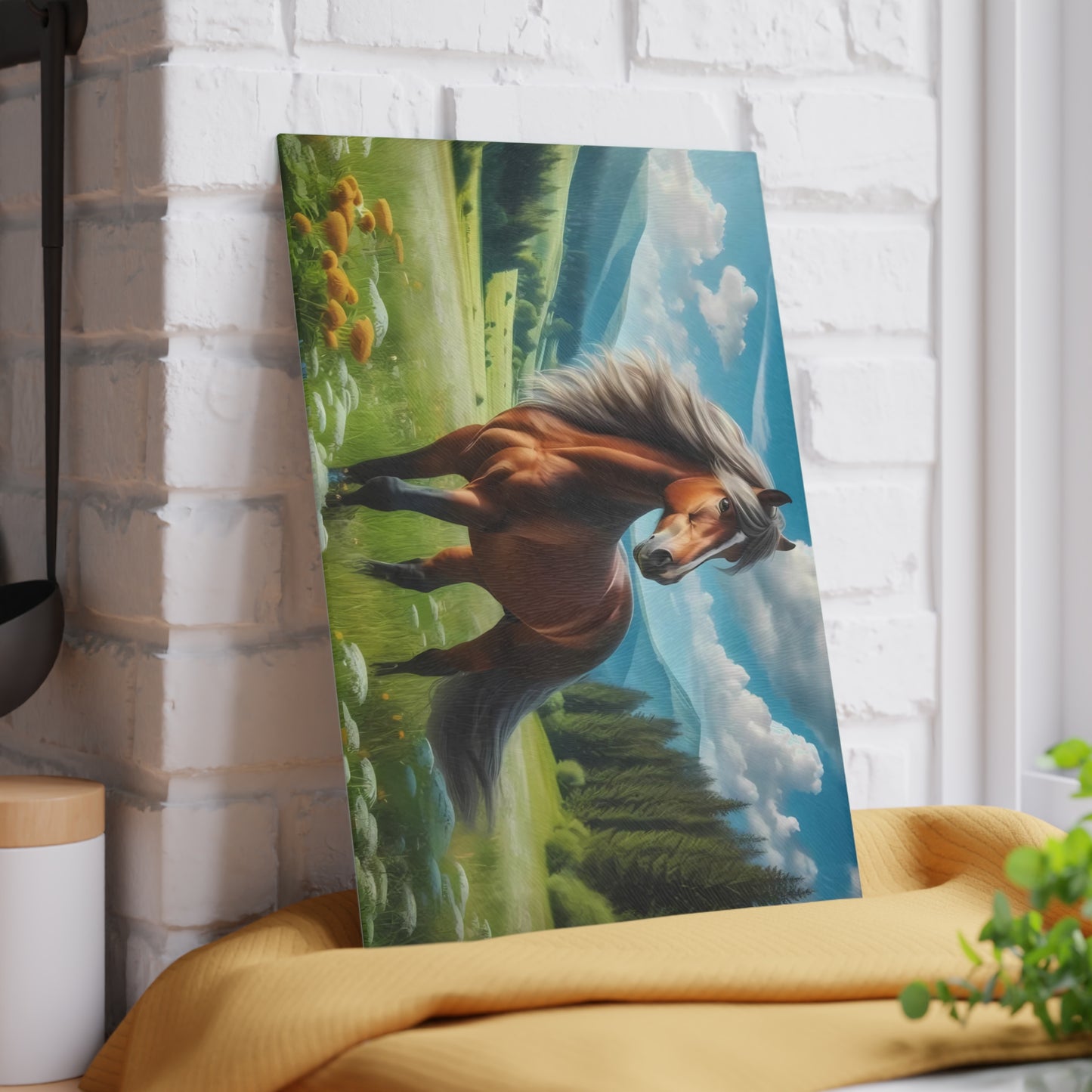 Horse cutting board, Farmhouse kitchen decor, Equestrian gift, Rustic kitchen gift, Horse lover decor, Charcuterie Board, unique accessory