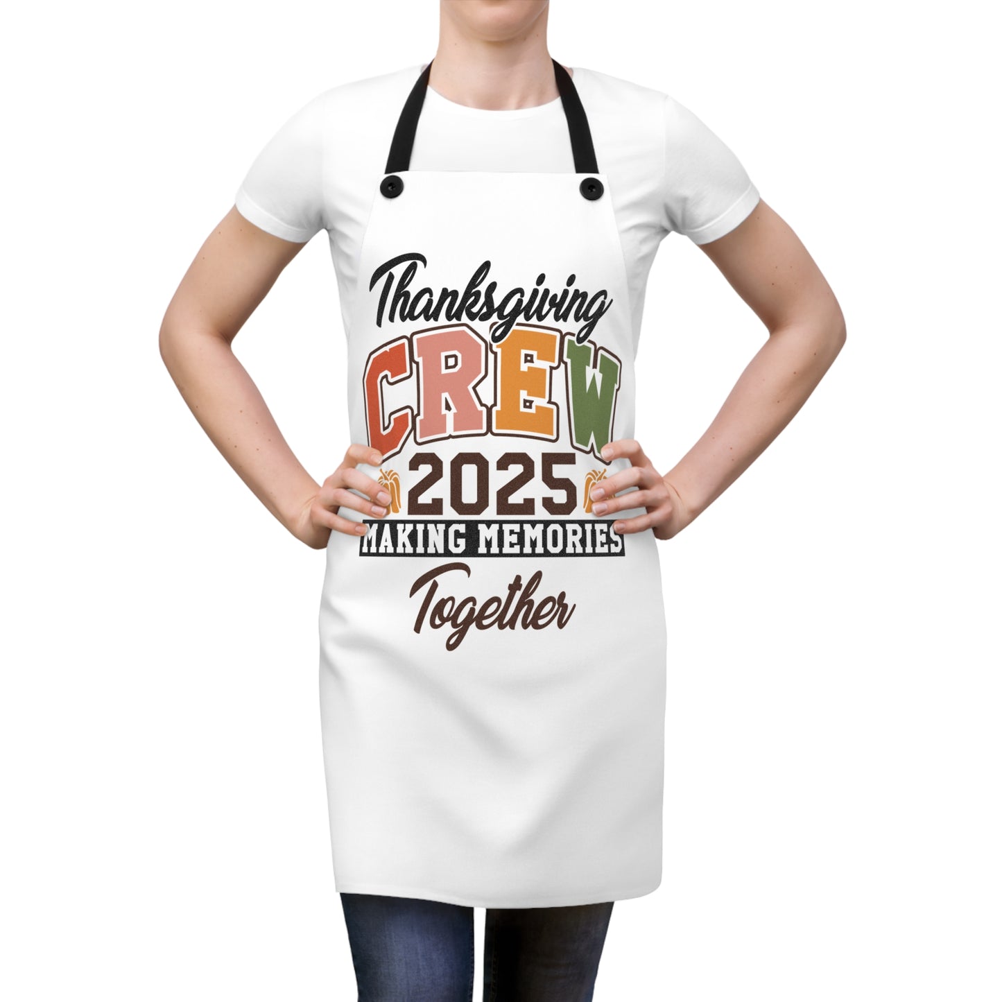 🦃🥧 “Thanksgiving Crew 2025” Apron – Making Holiday Memories Together