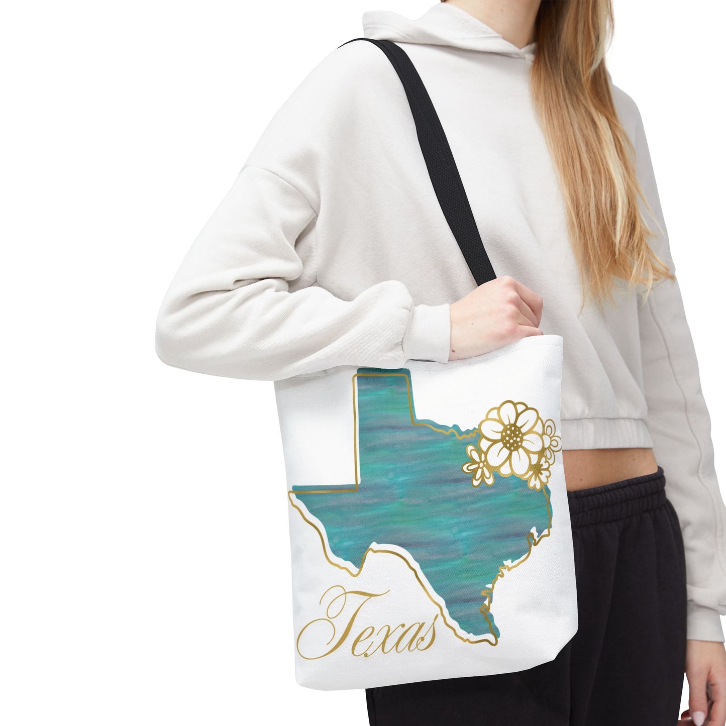 🎨 Texas State Floral Tote Bag – Elegant, Practical & Southern Charm 🌸