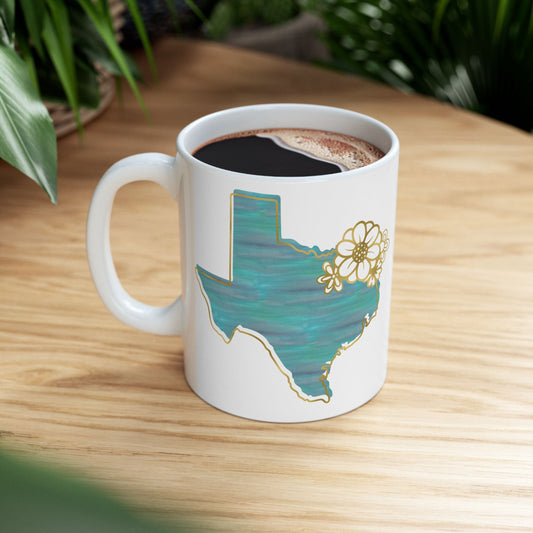 ☕ Home is Where the ❤️ Is – Texas Mug – Southern Pride in Every Sip 🤠