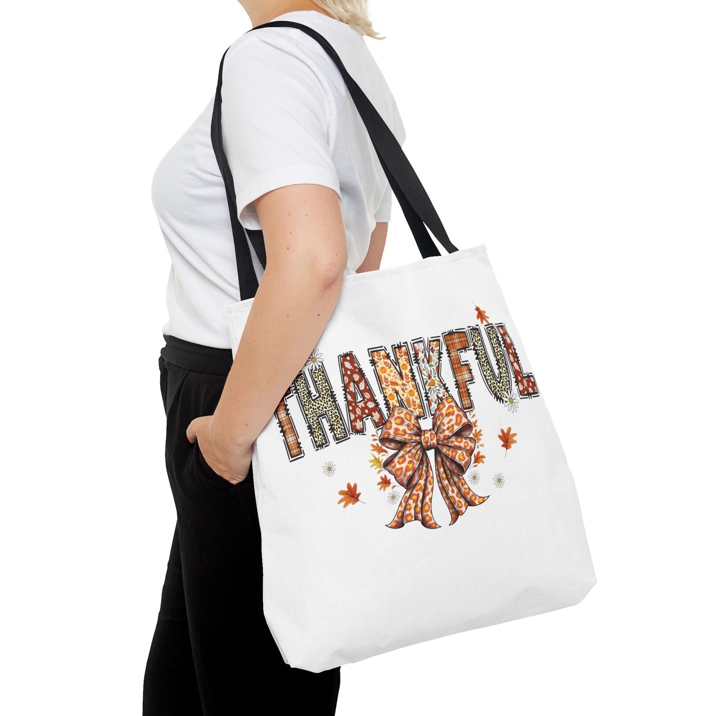 🧡 Thankful Tote Bag – Leopard Prints & Autumn Vibes in One Cozy Carryall 🍁
