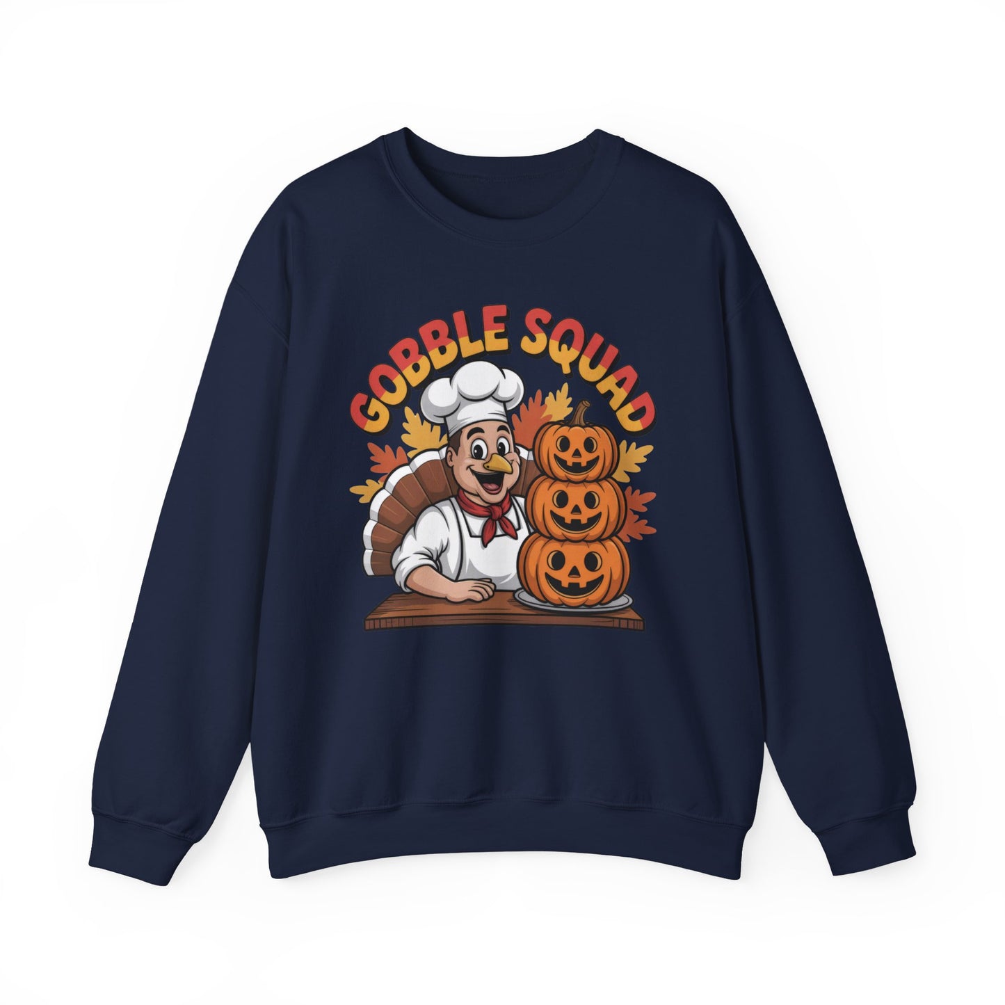 🦃🍂 Gobble Squad Thanksgiving Sweatshirt – Fun Fall Vibes for the Season