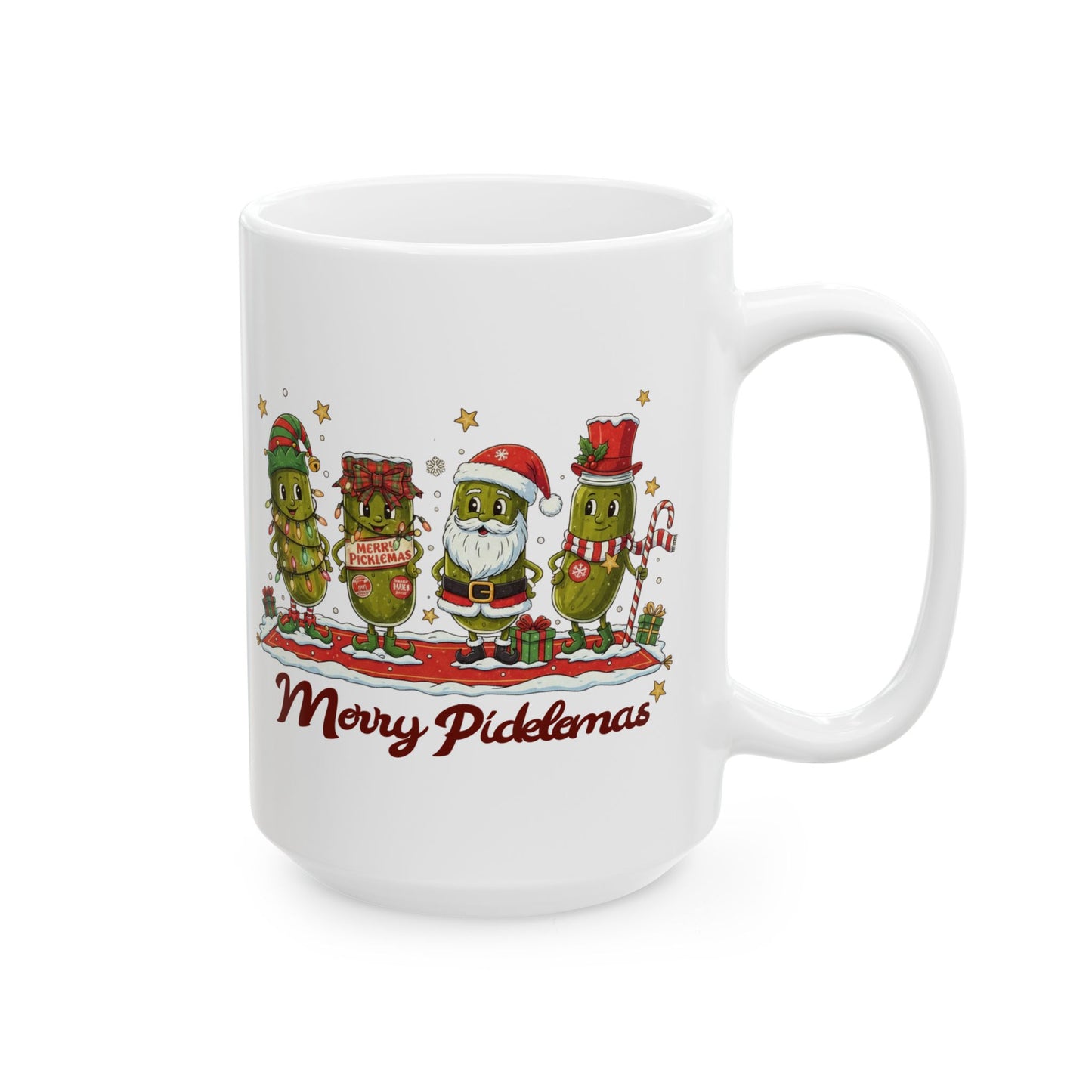 🥒🎄 Merry Picklemas – Festive Christmas Pickle Cup ✨☕
