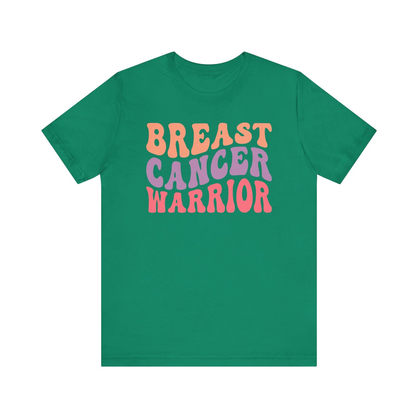 🎗️💪 Breast Cancer Warrior T-Shirt – Bold Retro Awareness Tee for Strength & Support 🌸