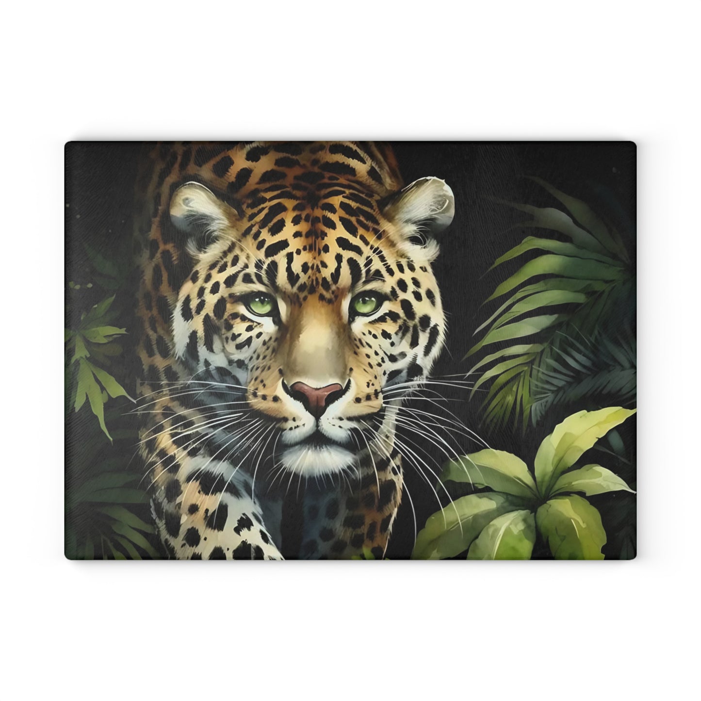 🐆 Jungle Leopard Cutting Board – Fierce Beauty Meets Wild Elegance