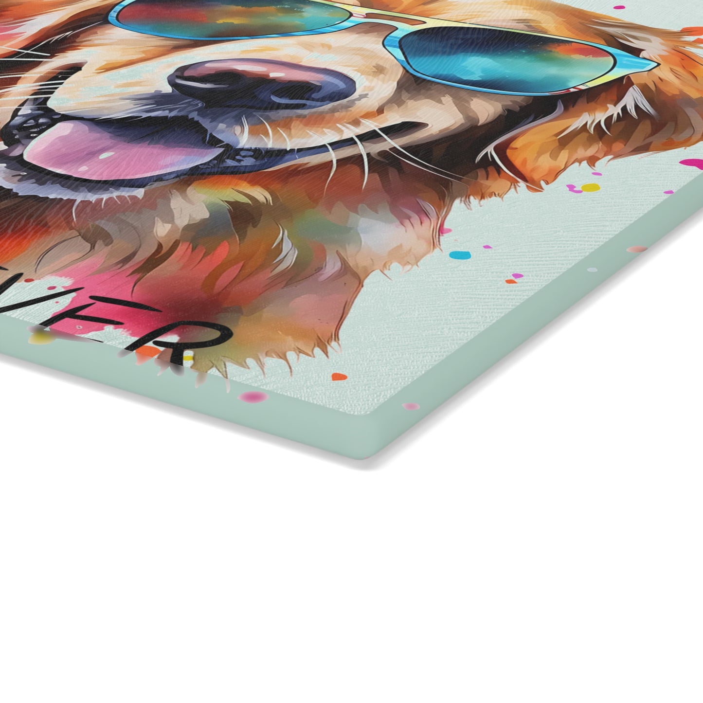 🐾 Golden Retriever Cutting Board – Sunny Smiles & Kitchen Style ☀️