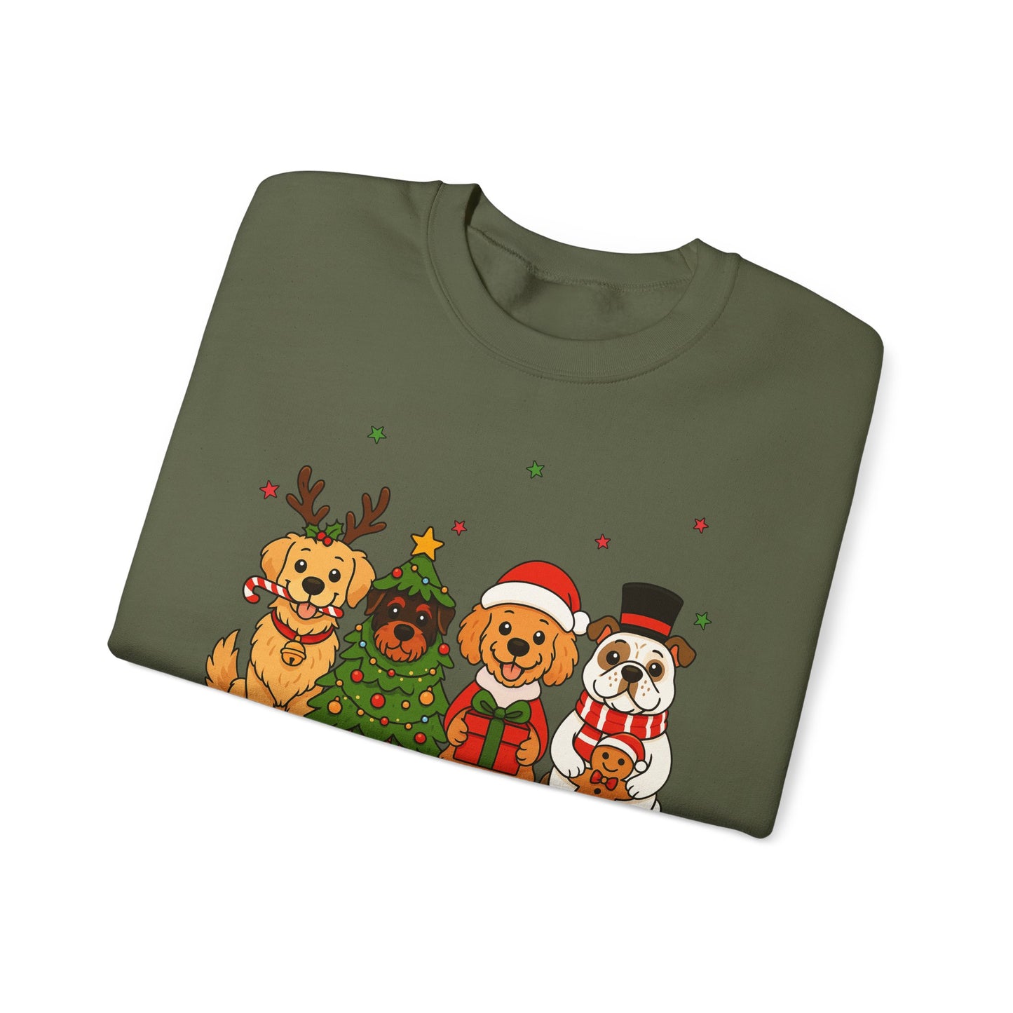 🐶🎄 Merry Woofmas Sweatshirt – Festive Dog Lovers Holiday Crewneck