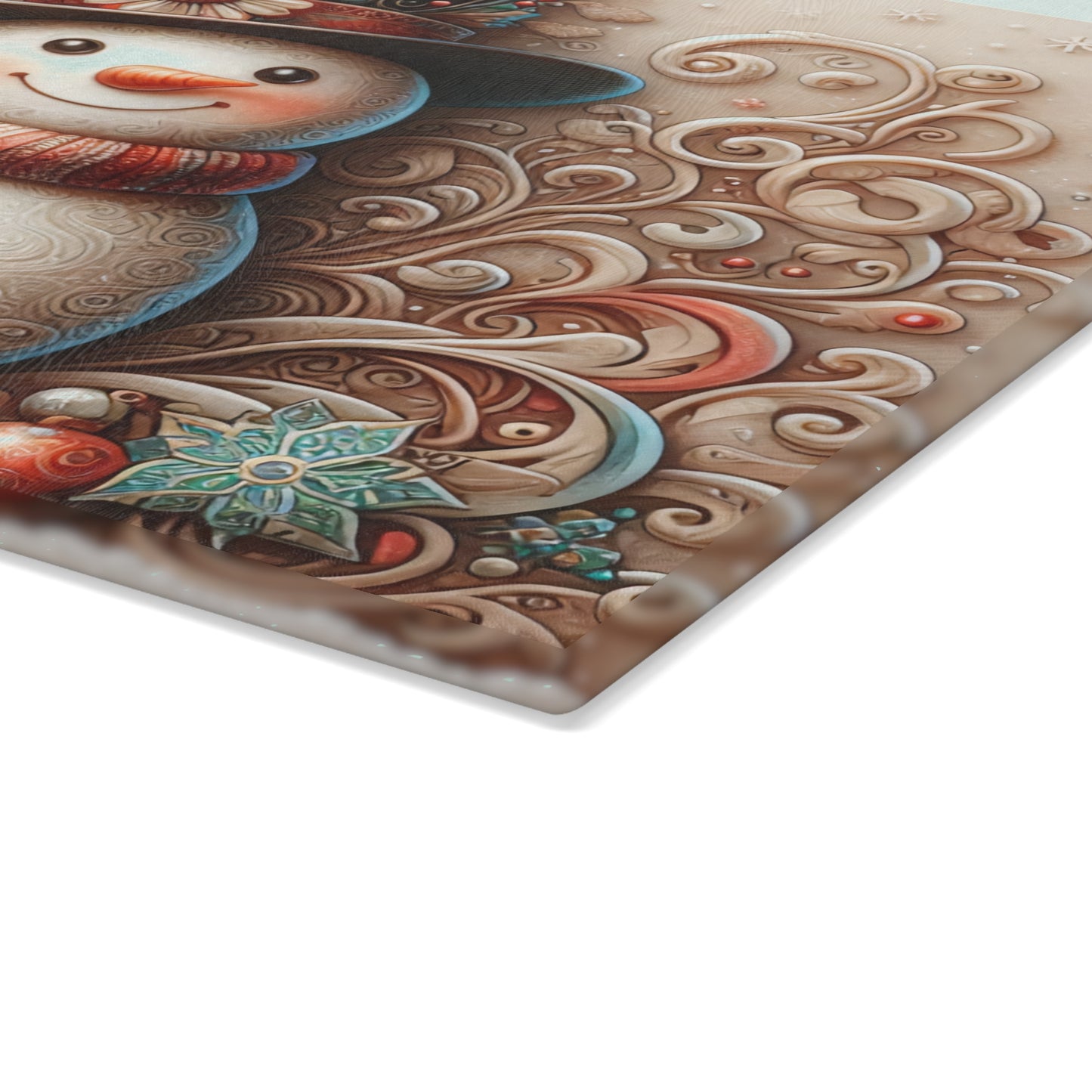 ⛄❄️ Whimsical Snowman Cutting Board – Festive Holiday Charm for Your Kitchen ❄️⛄